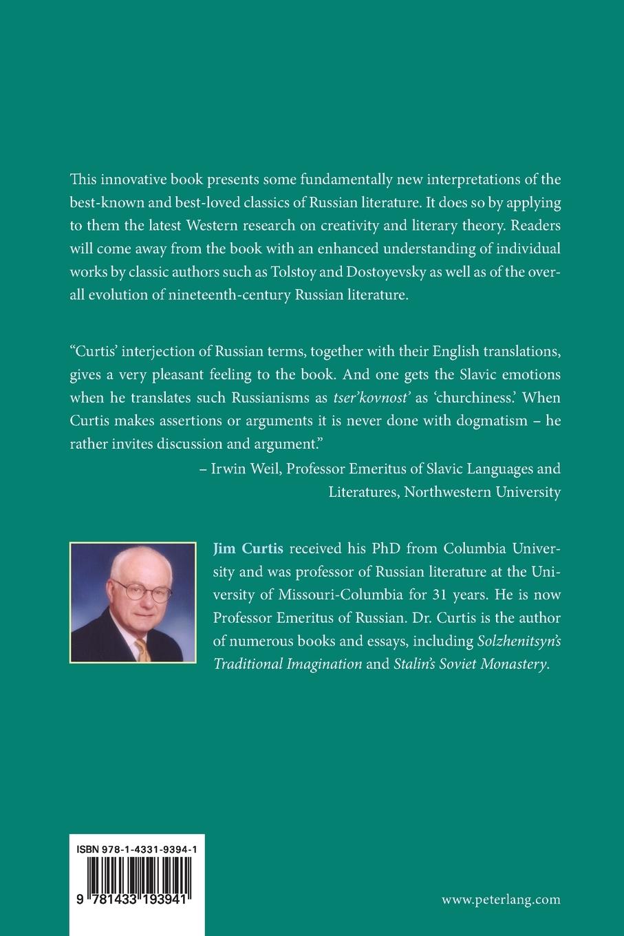 Rückseitencover The Coherence of the Russian Classics