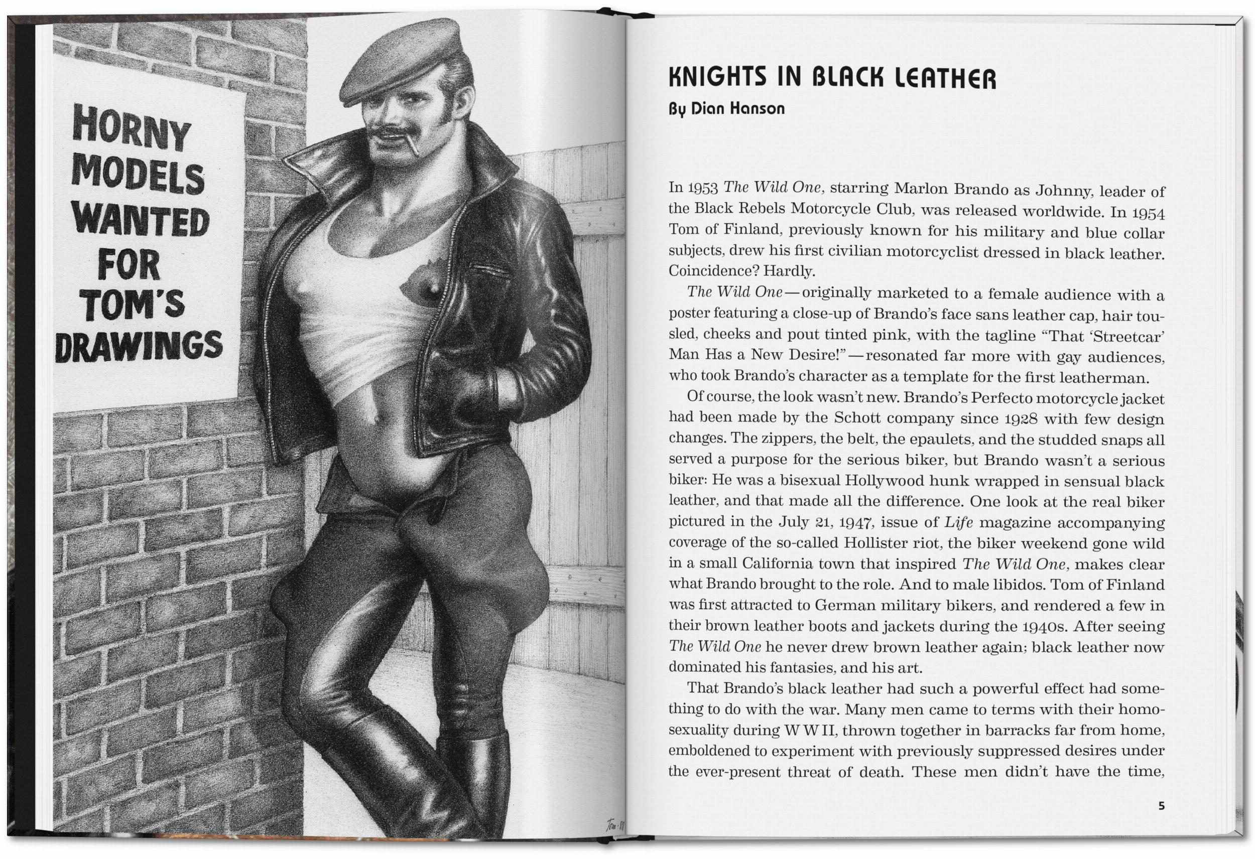 Beispielinhalt (Bild) The Little Book of Tom. Bikers