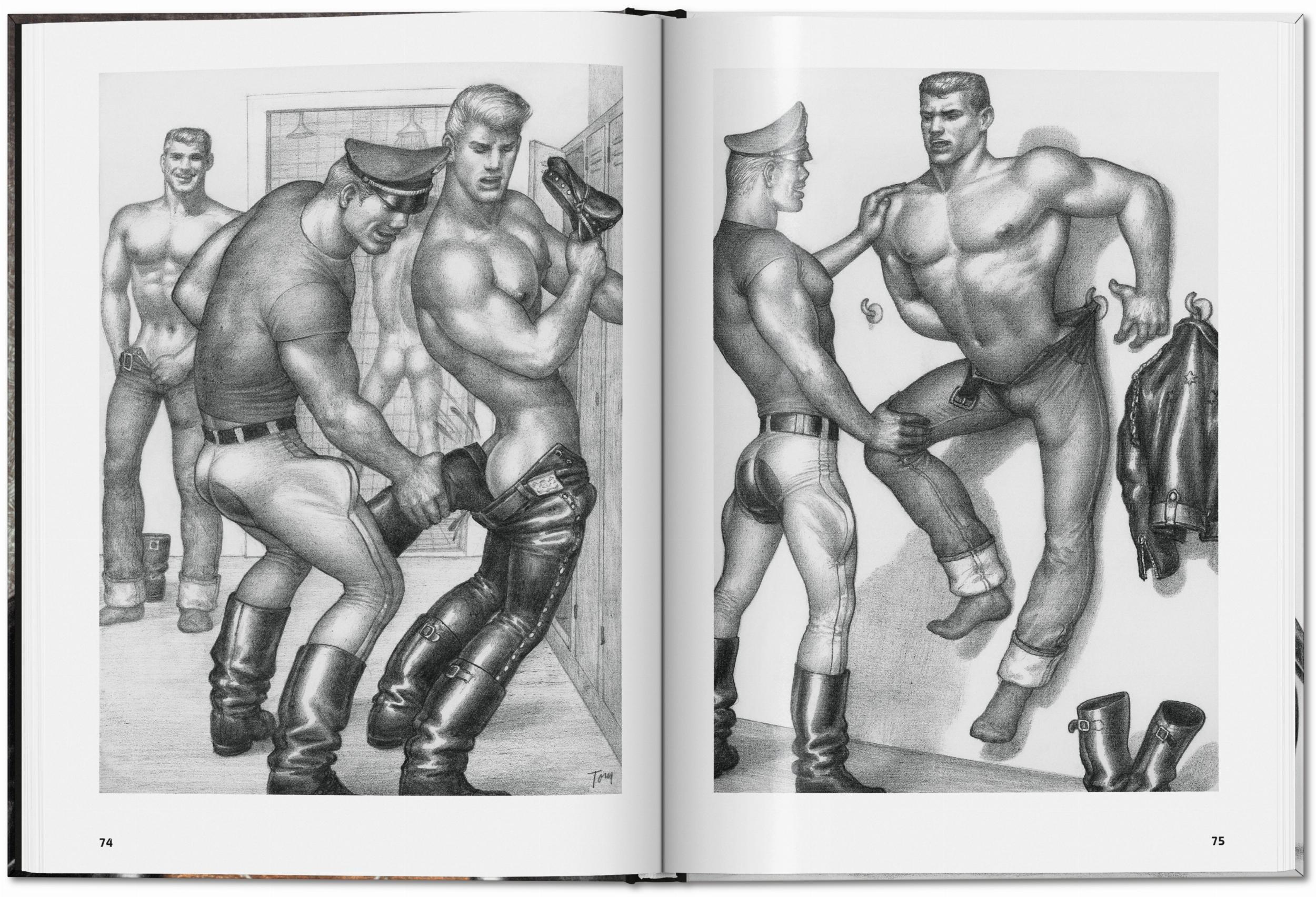 Beispielinhalt (Bild) The Little Book of Tom. Bikers