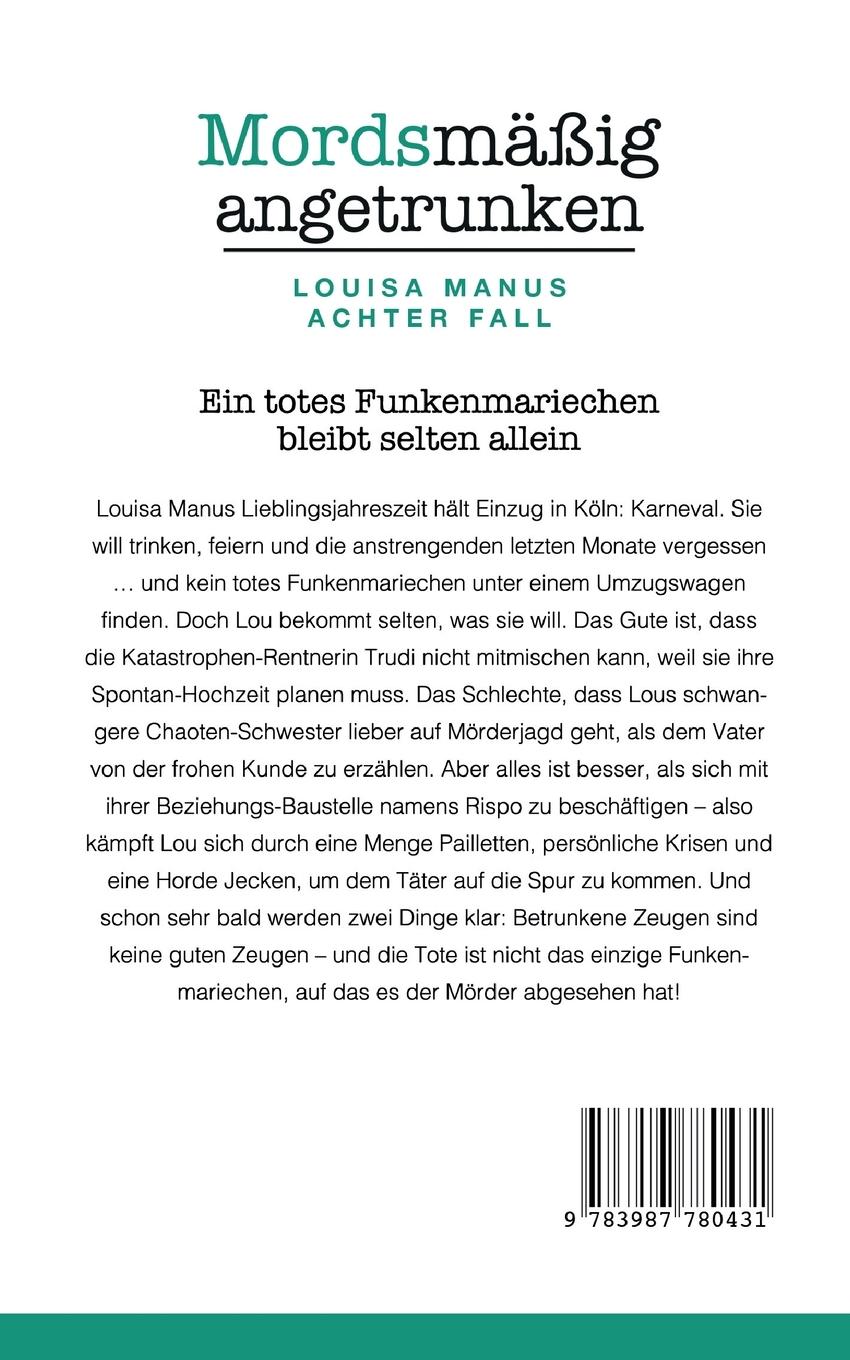 Rückseitencover Mordsmäßig angetrunken