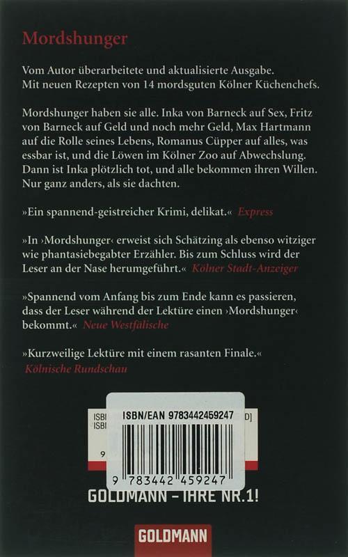 Rückseitencover Mordshunger