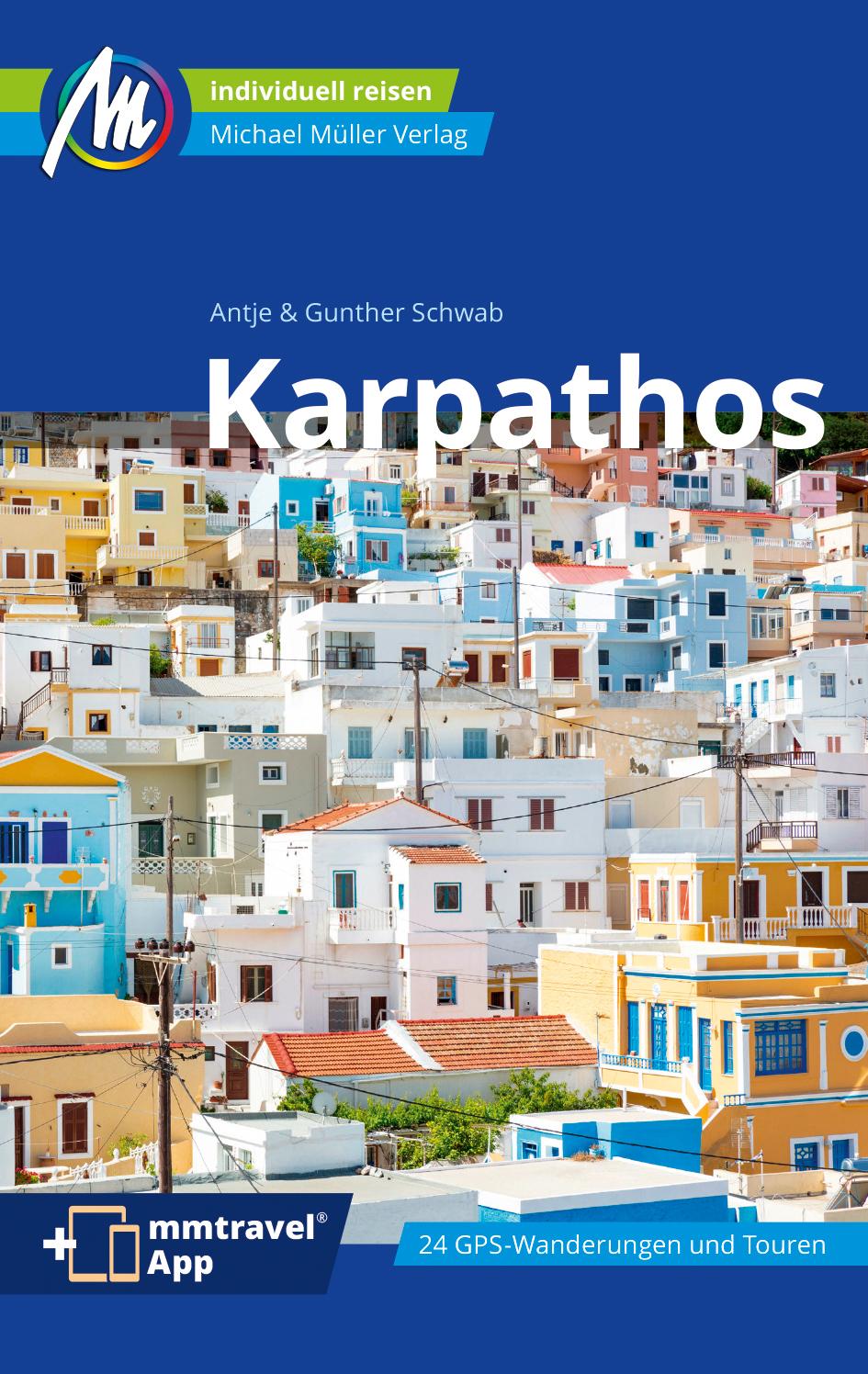 Vorderes Coverbild Karpathos Reiseführer Michael Müller Verlag