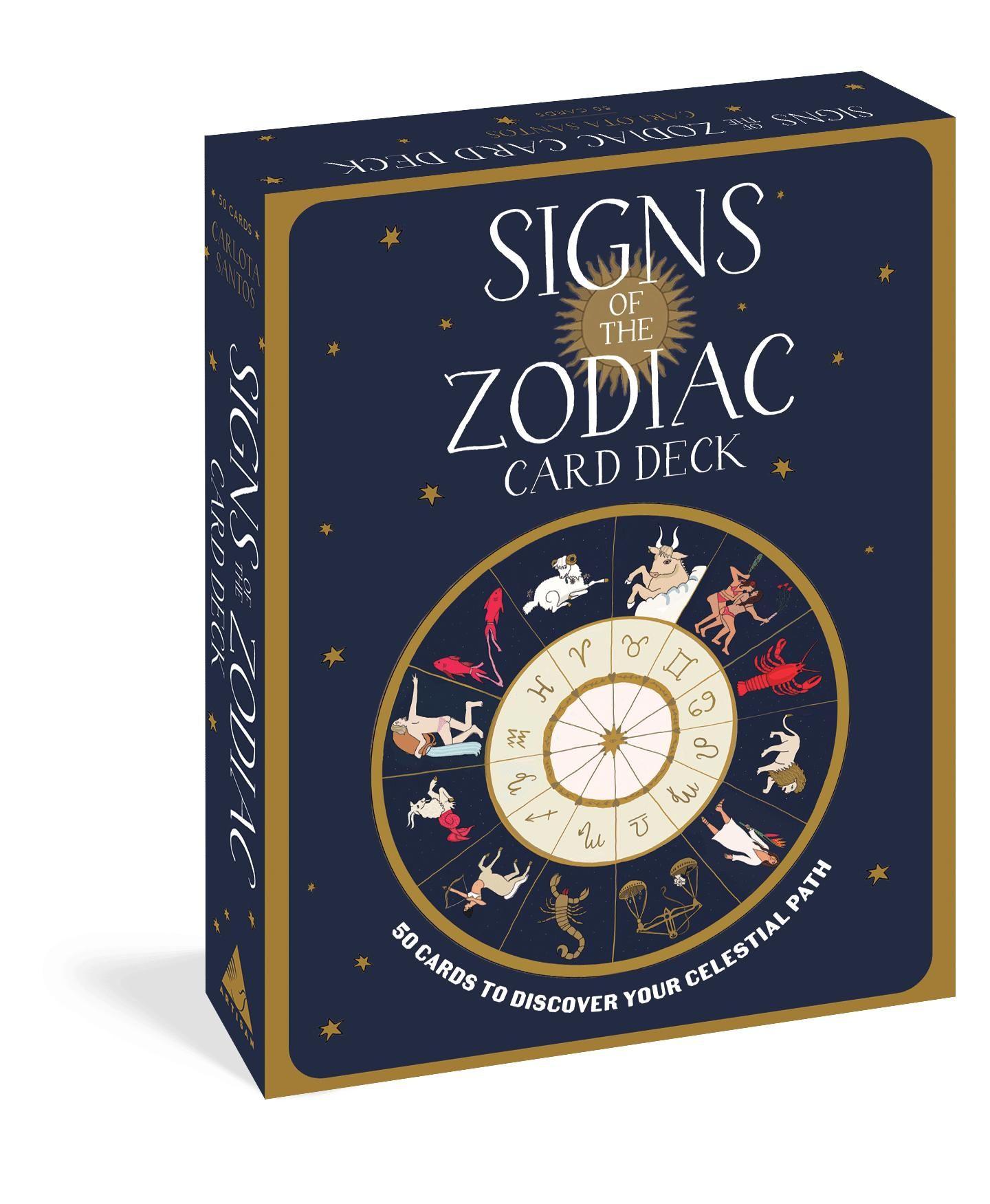 Vorderes Coverbild Signs of the Zodiac Card Deck