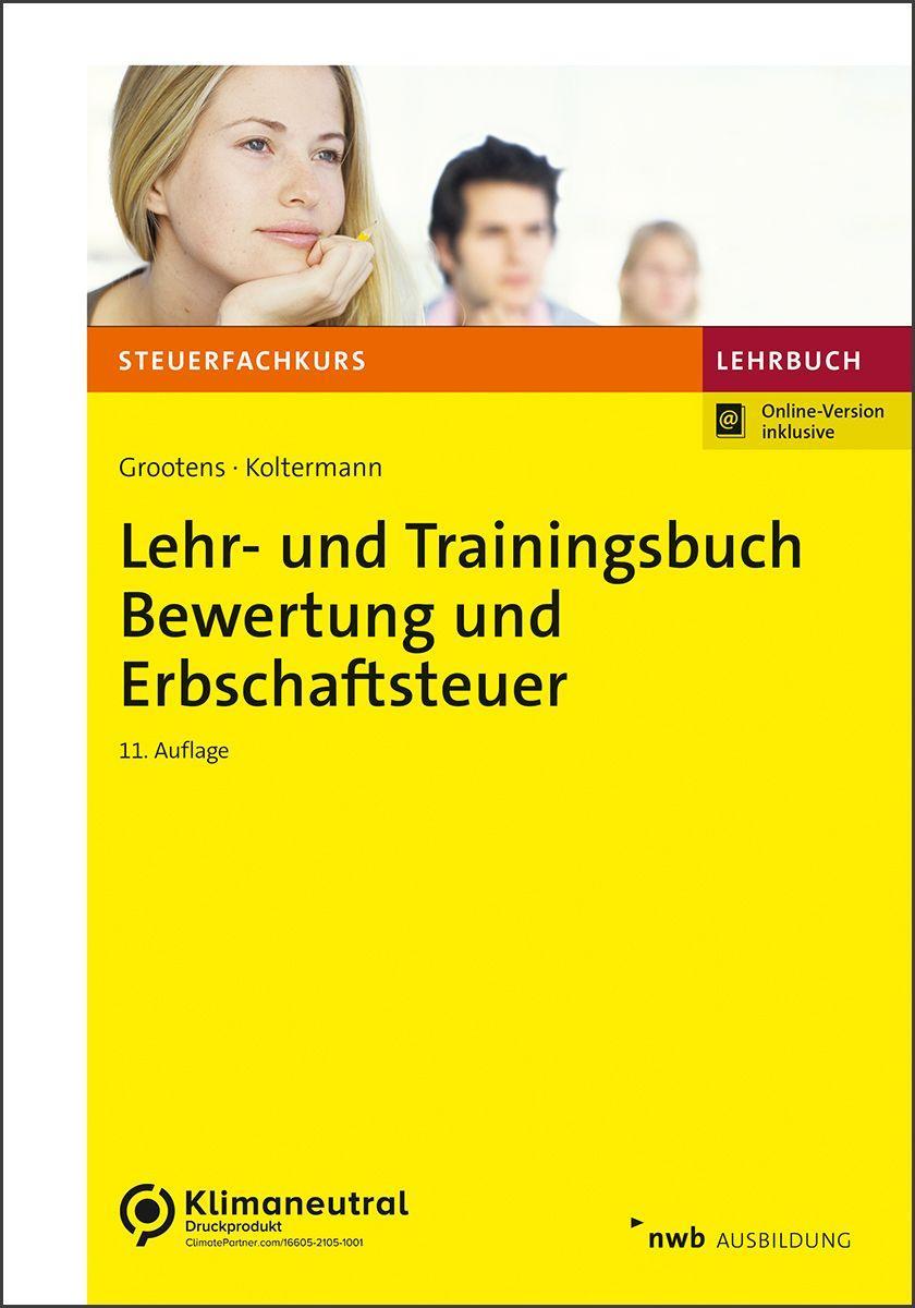 Vorderes Coverbild Lehr- und Trainingsbuch Bewertung und Erbschaftsteuer