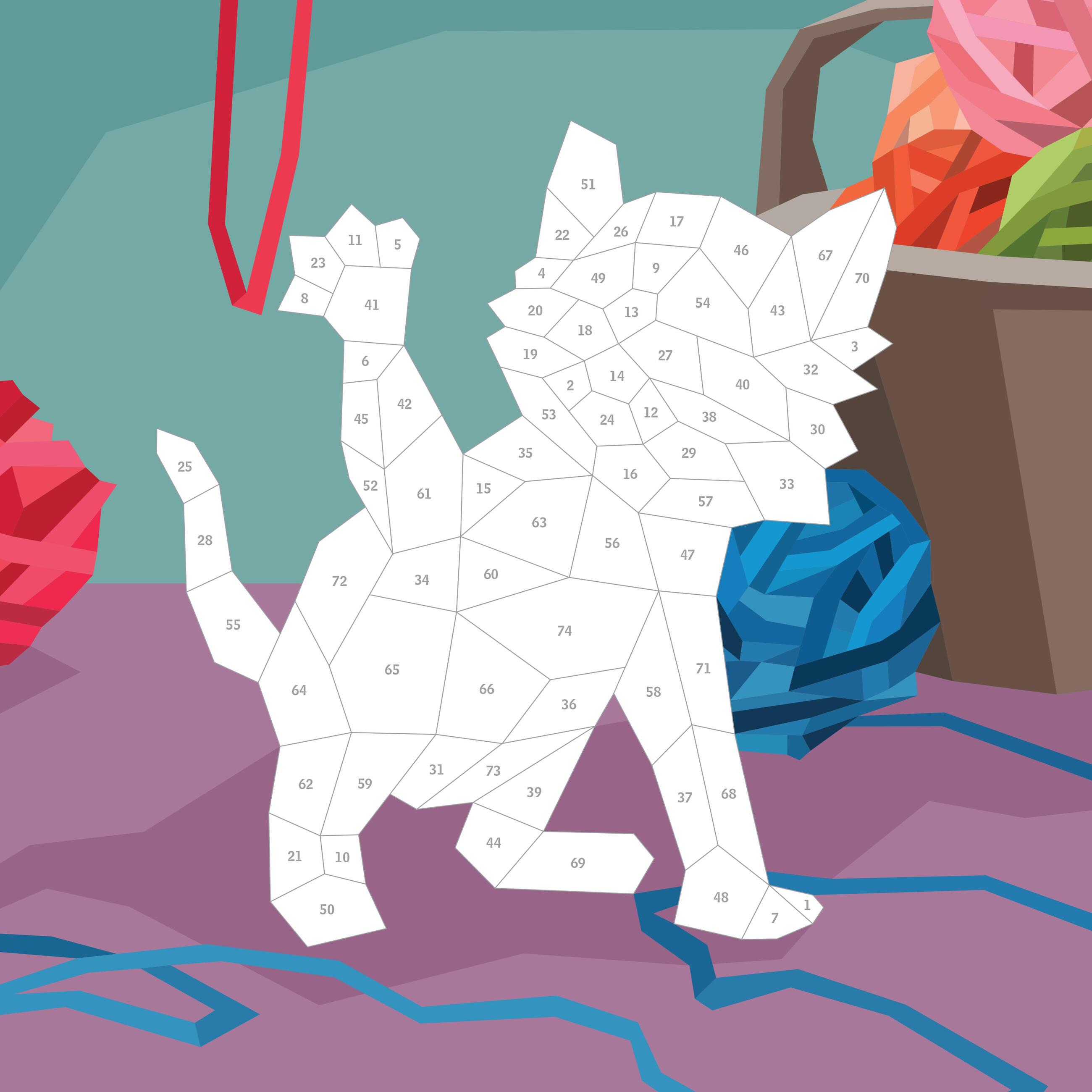 Beispielinhalt (Bild) Paint by Sticker Kids: Pets