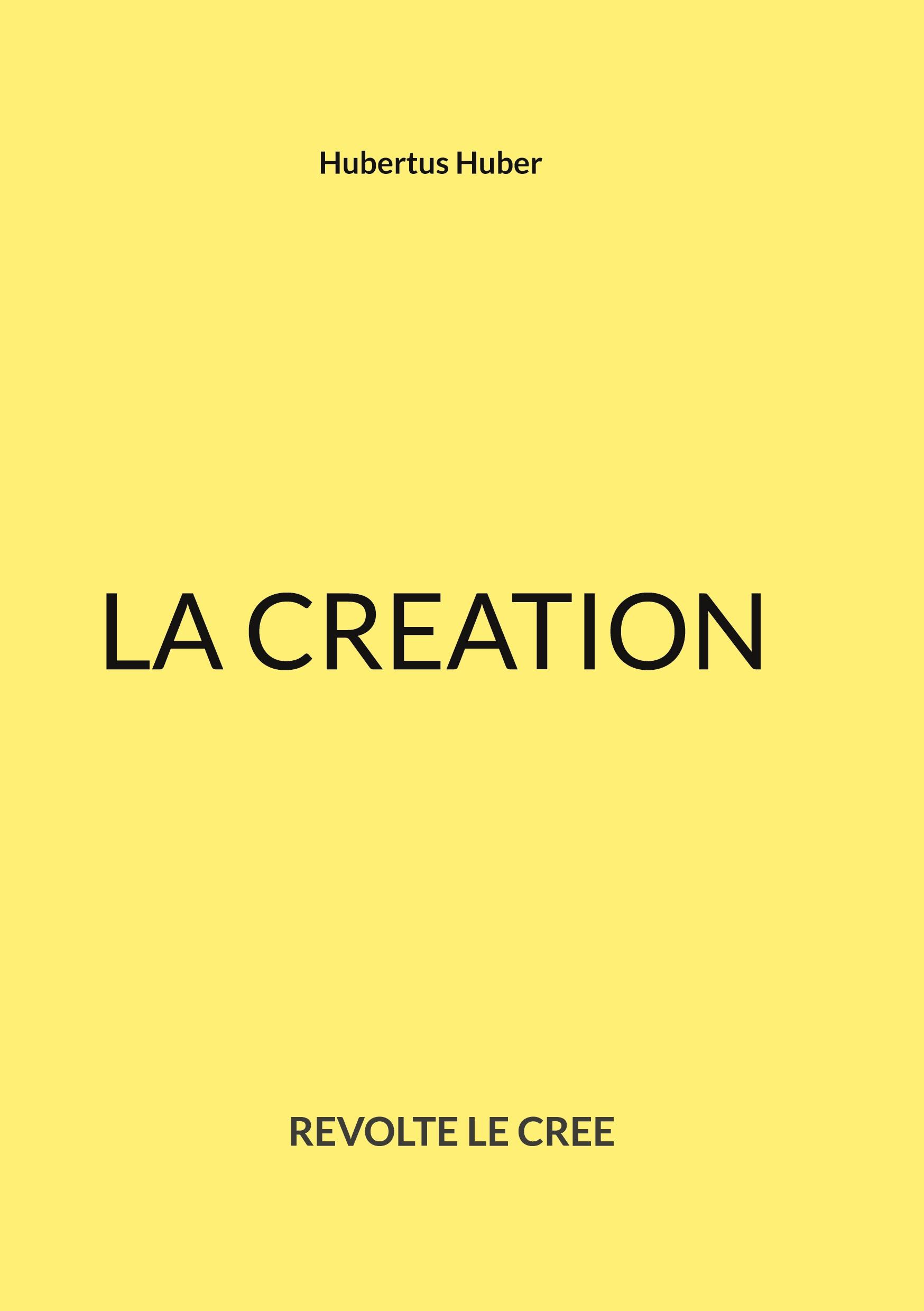 Vorderes Coverbild LA CREATION