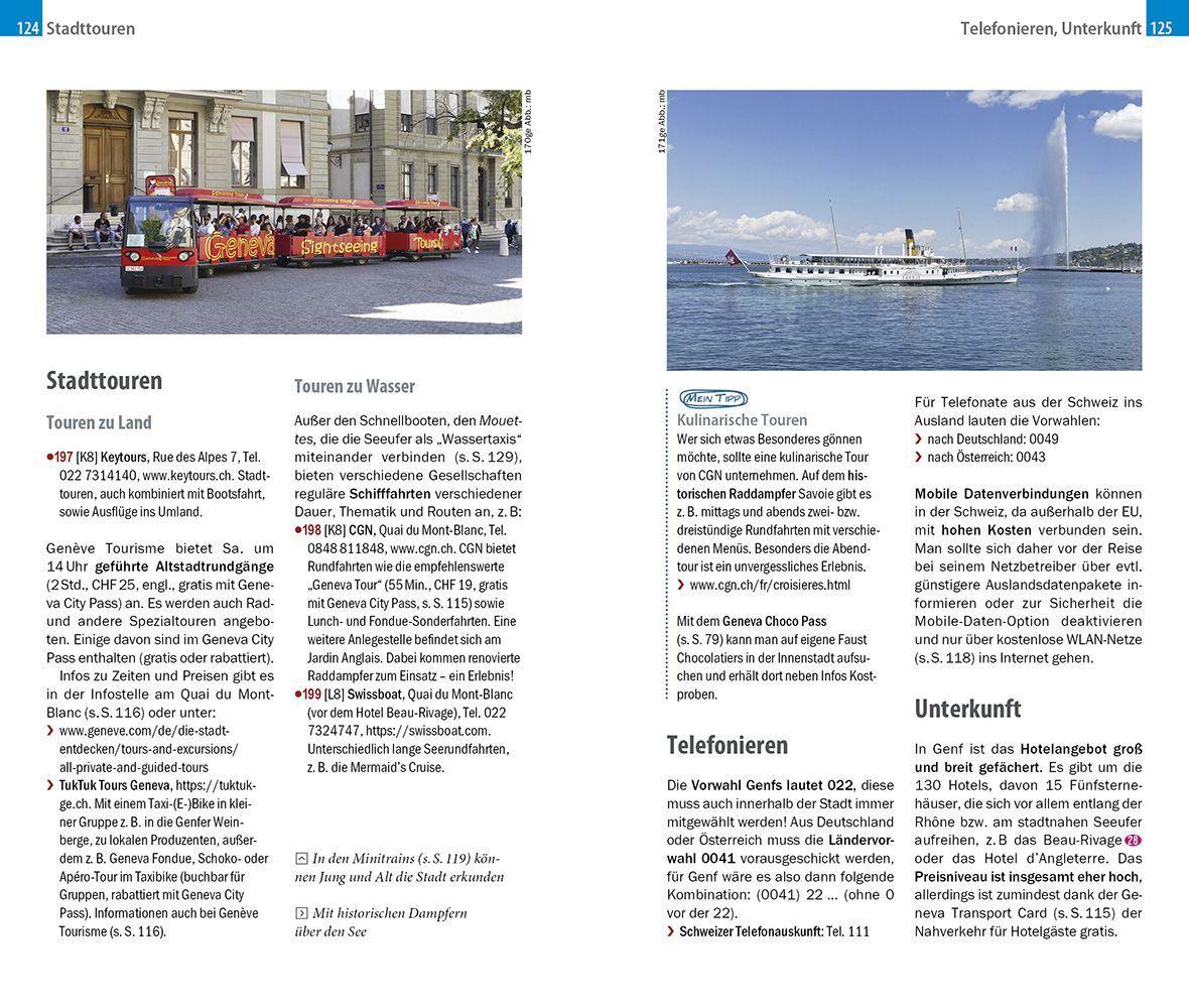 Beispielinhalt (Bild) Reise Know-How CityTrip Genf