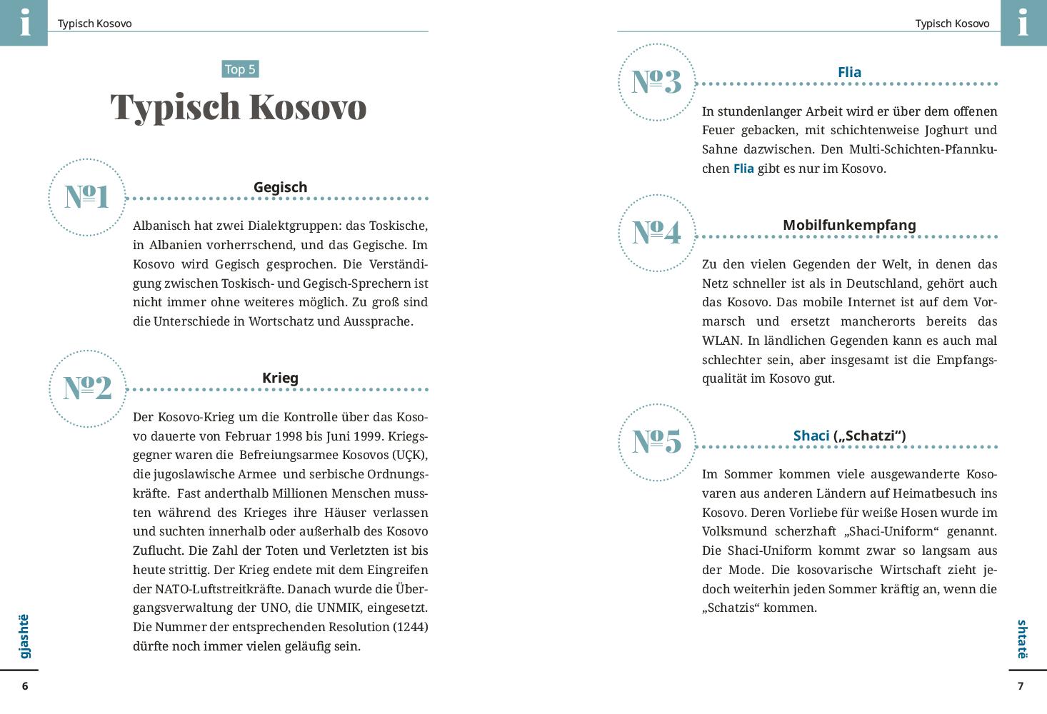 Beispielinhalt (Bild) Kosovo-Albanisch - Wort für Wort