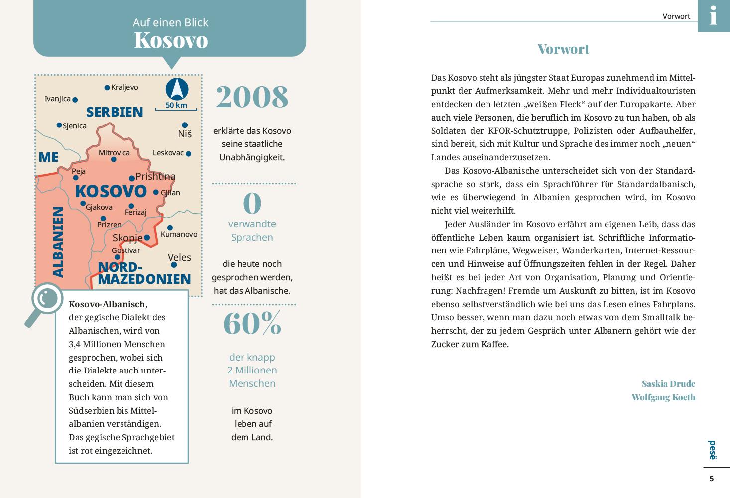 Beispielinhalt (Bild) Kosovo-Albanisch - Wort für Wort