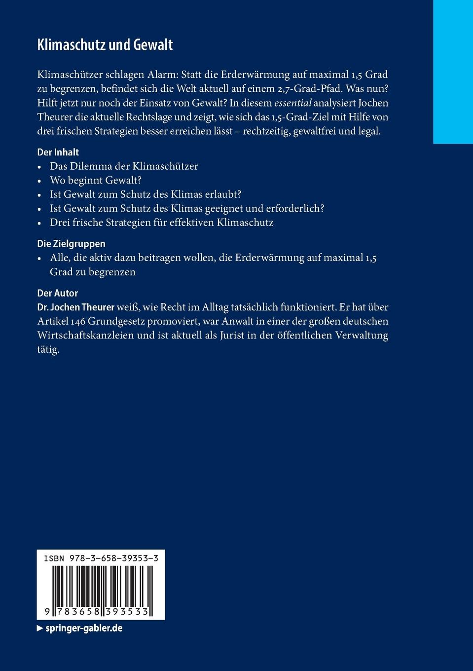 Rückseitencover Klimaschutz und Gewalt