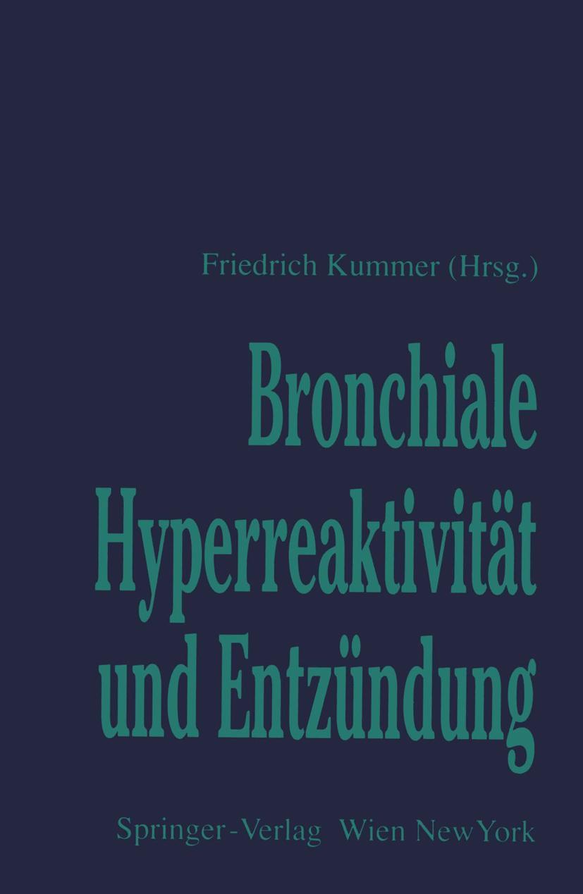 Vorderes Coverbild Bronchiale Hyperreaktivität und Entzündung