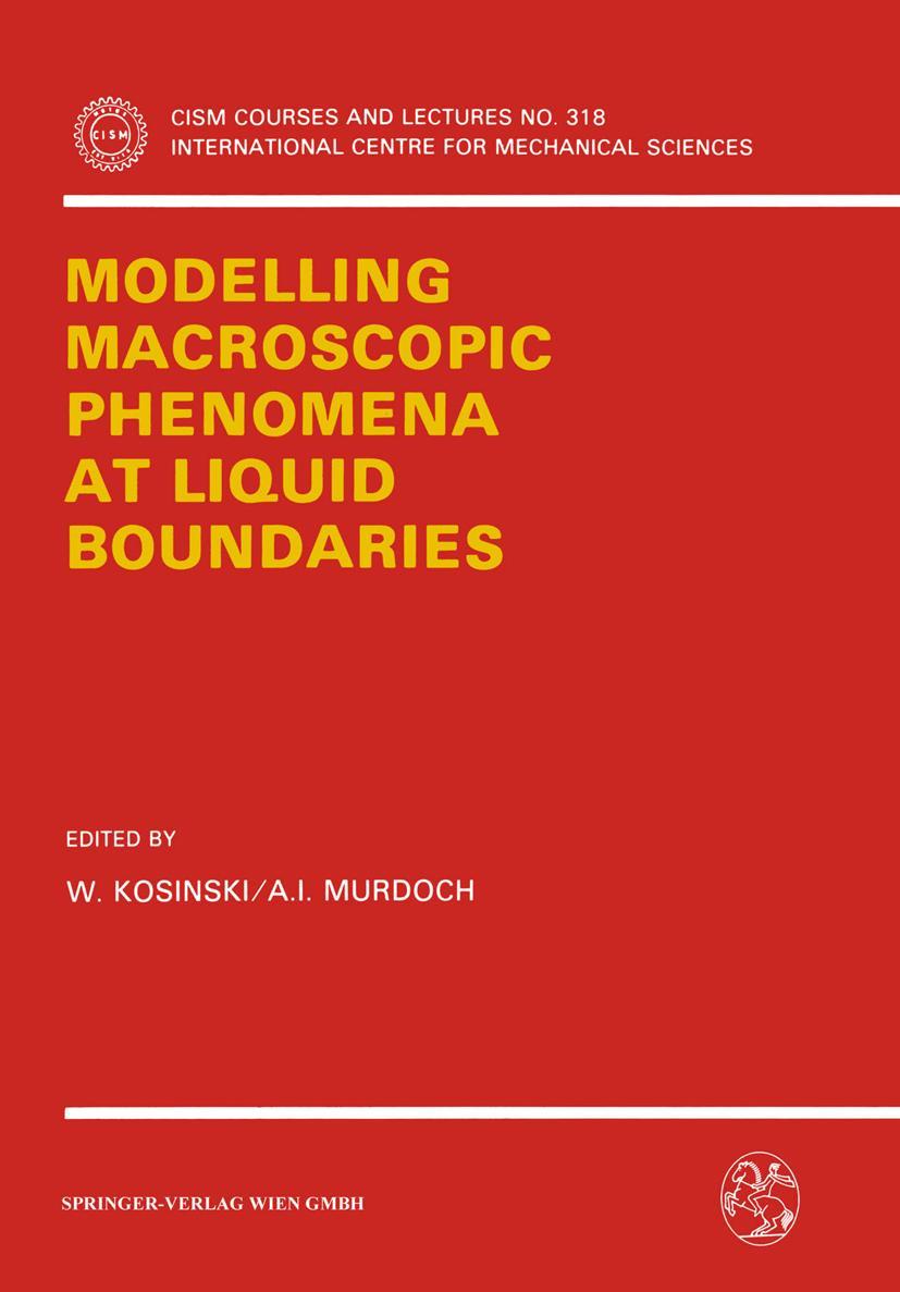 Vorderes Coverbild Modelling Macroscopic Phenomena at Liquid Boundaries