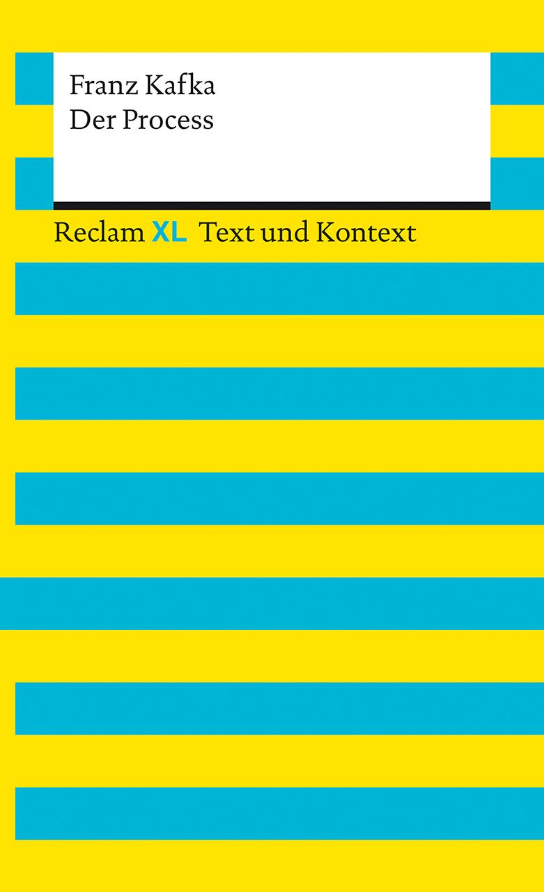 Vorderes Coverbild Der Process. Textausgabe mit Kommentar und Materialien