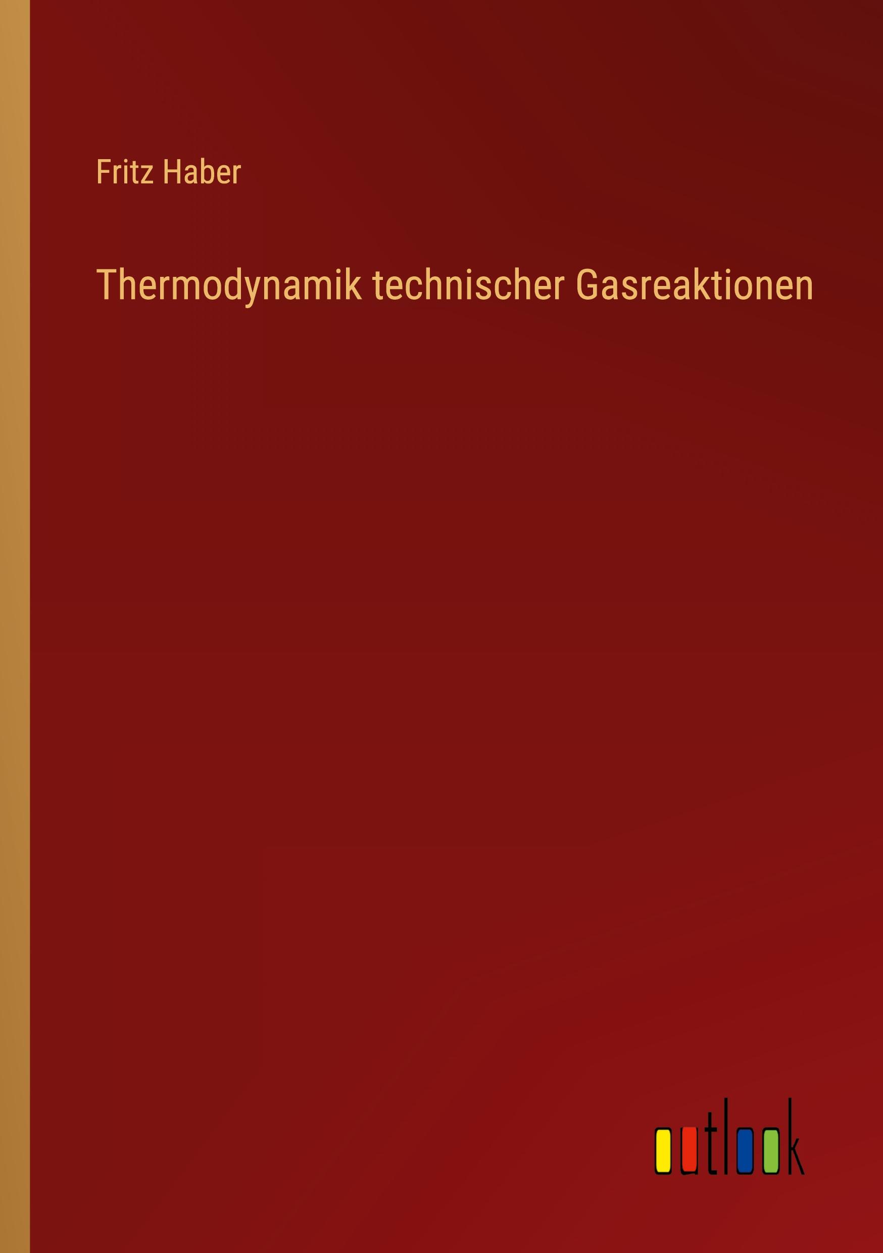 Vorderes Coverbild Thermodynamik technischer Gasreaktionen