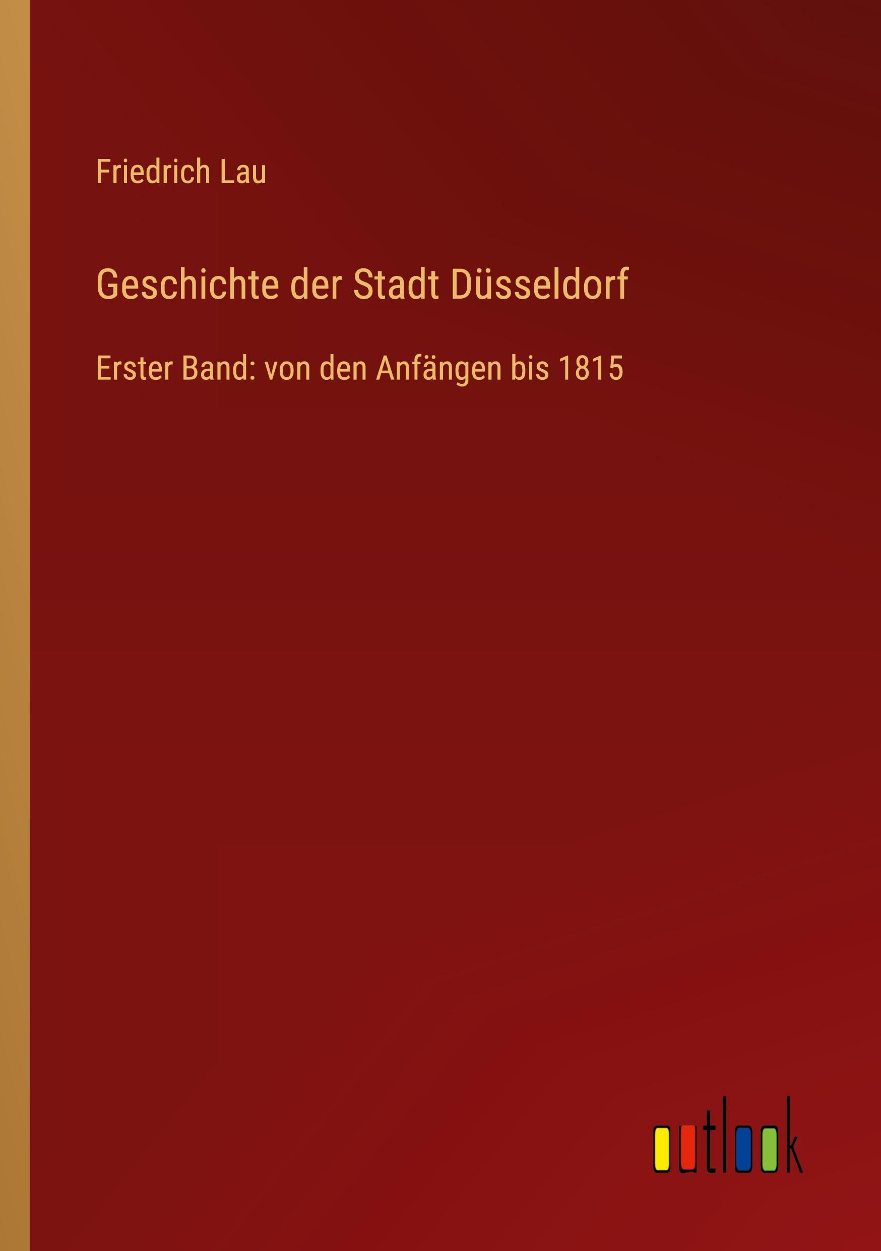 Vorderes Coverbild Geschichte der Stadt Düsseldorf