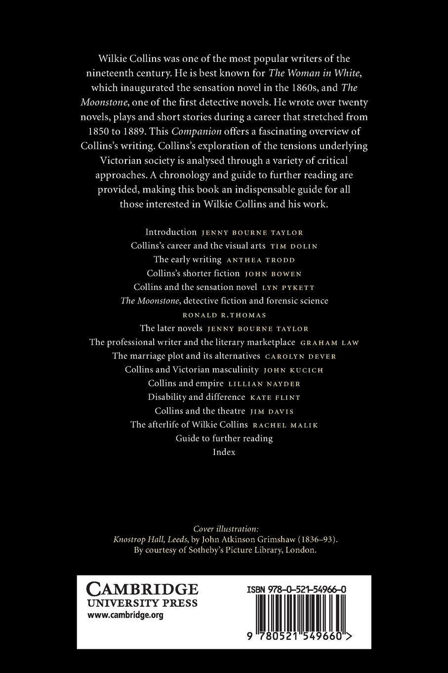 Rückseitencover Camb Companion Wilkie Collins