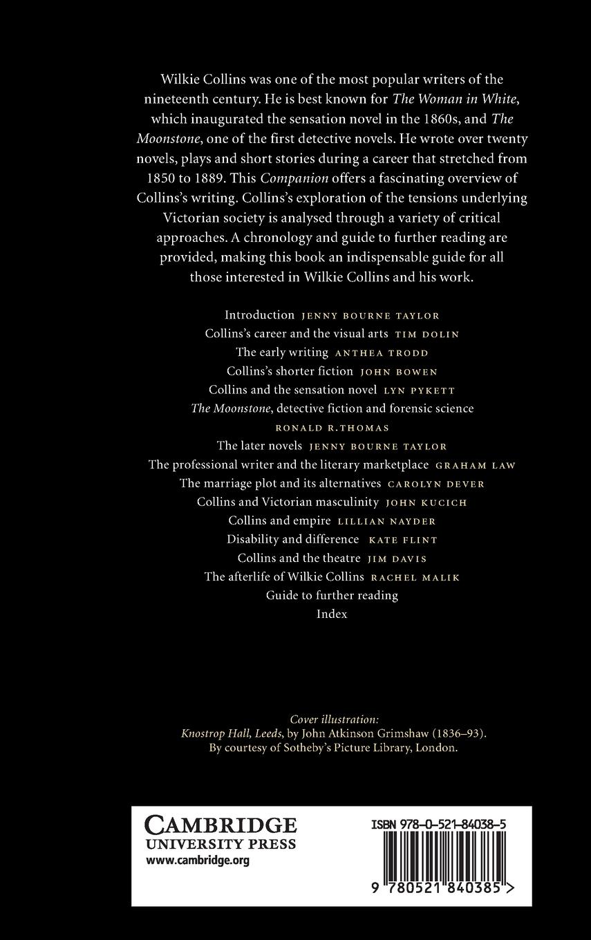 Rückseitencover Camb Companion Wilkie Collins