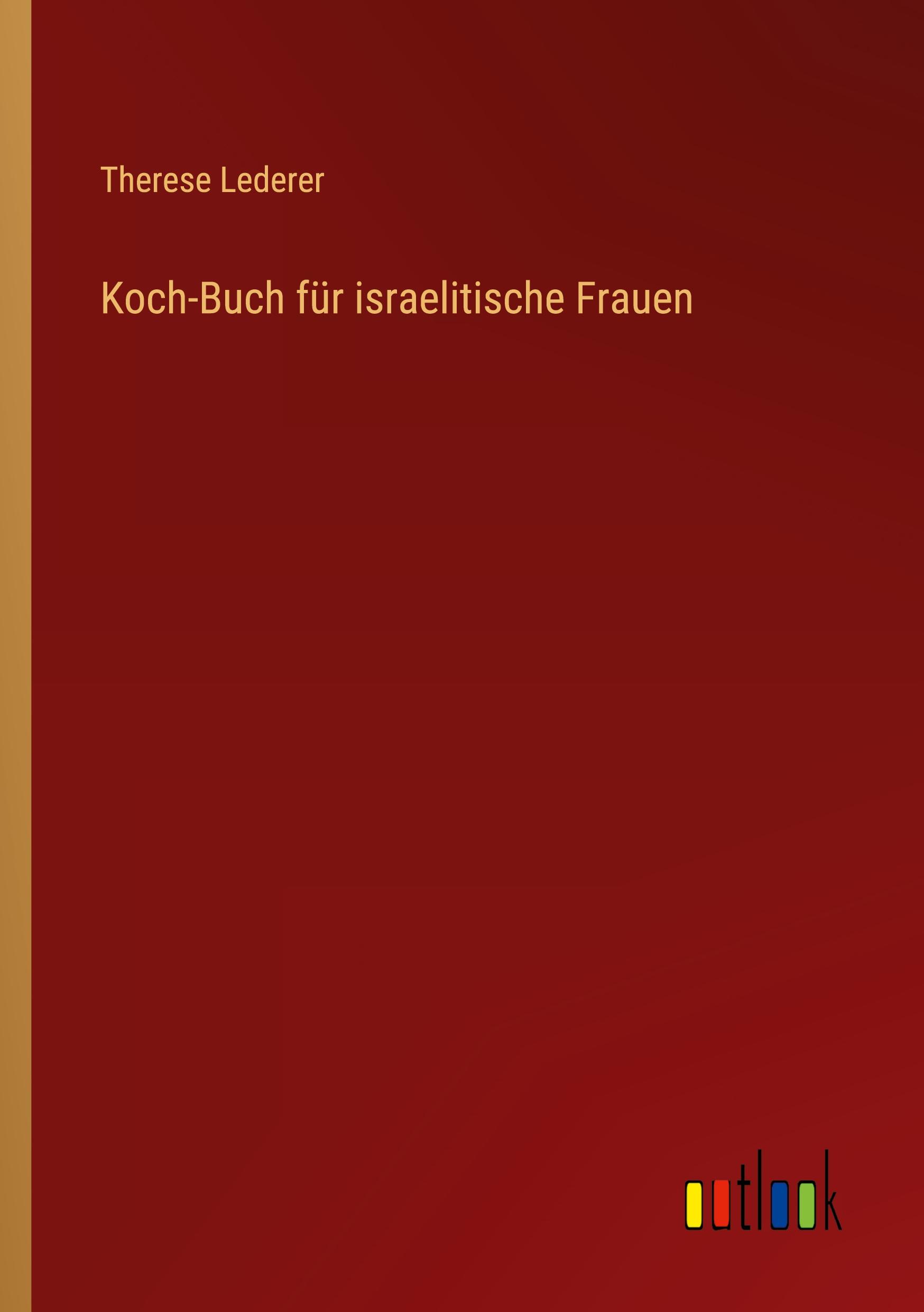 Vorderes Coverbild Koch-Buch für israelitische Frauen