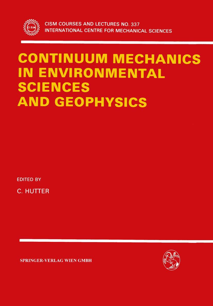 Vorderes Coverbild Continuum Mechanics in Environmental Sciences and Geophysics