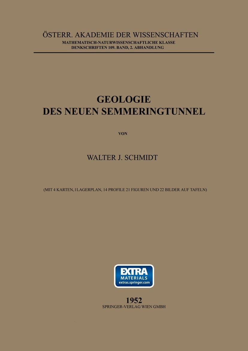 Vorderes Coverbild Geologie des Neuen Semmeringtunnel