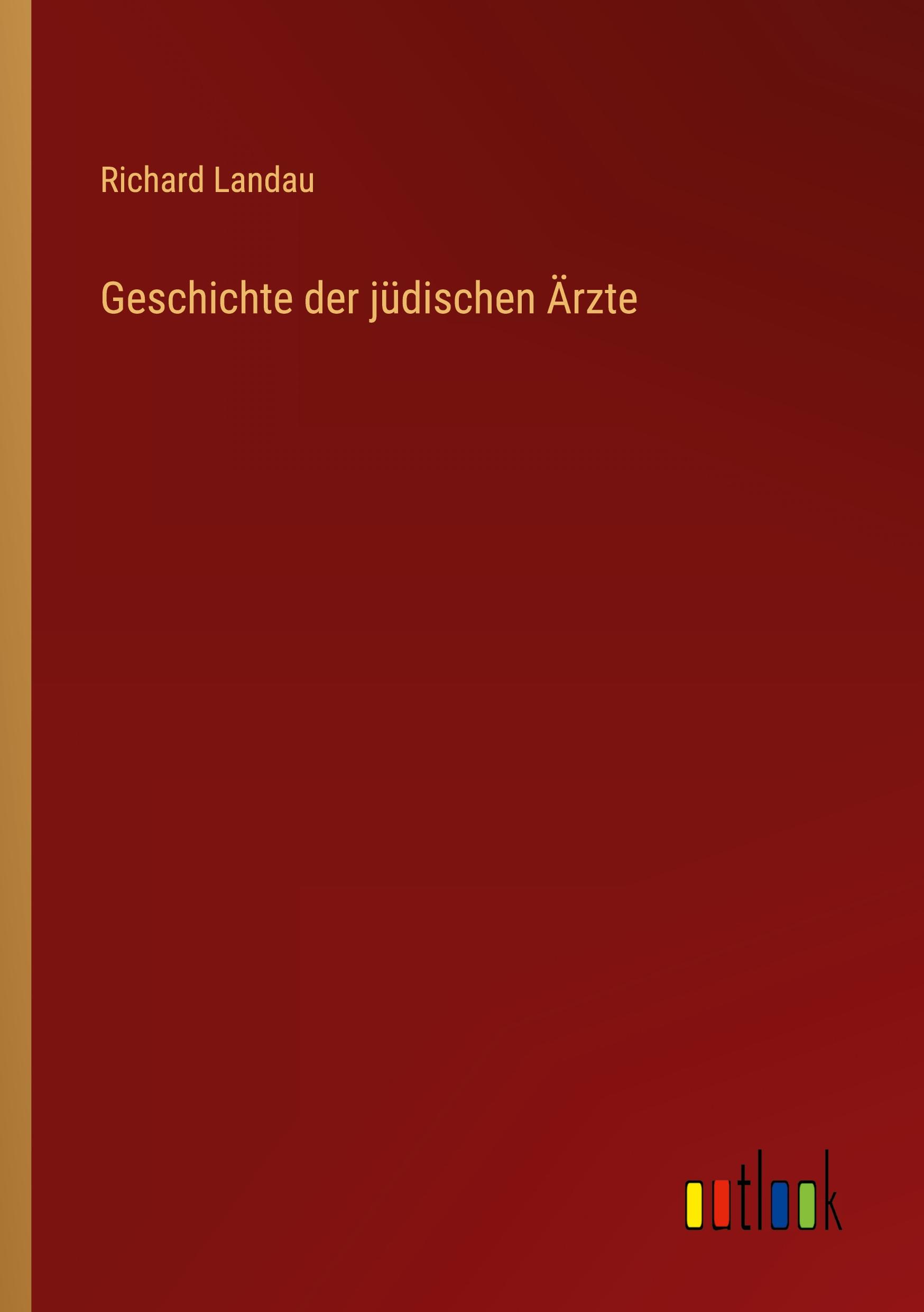 Vorderes Coverbild Geschichte der jüdischen Ärzte