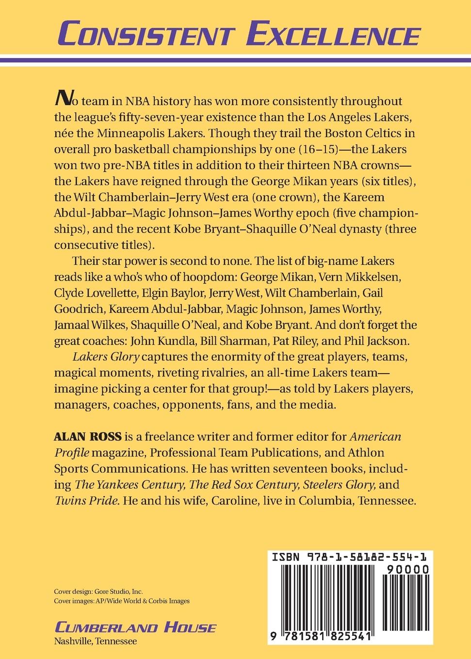 Rückseitencover Lakers Glory