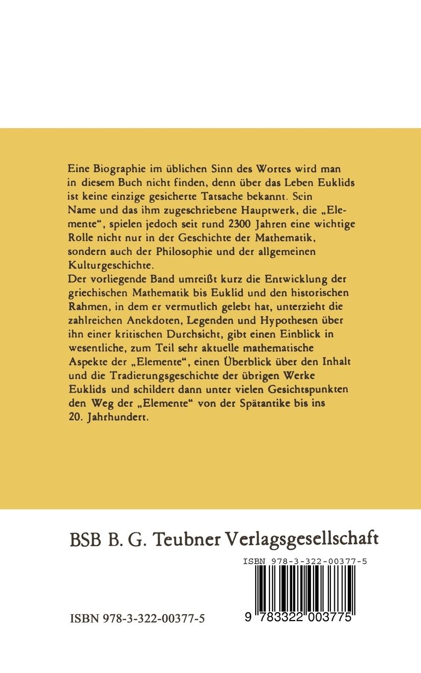 Rückseitencover Euklid