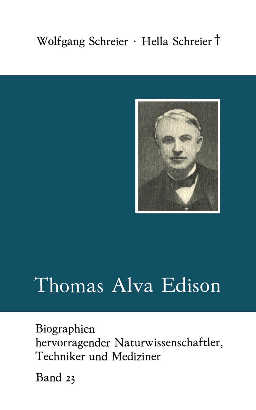 Vorderes Coverbild Thomas Alva Edison