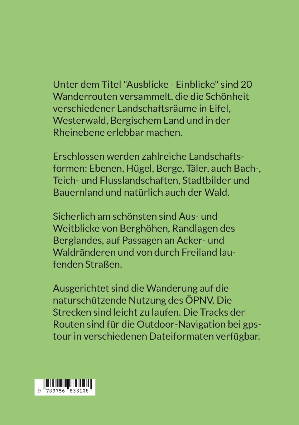 Rückseitencover Ausblicke Weitblicke