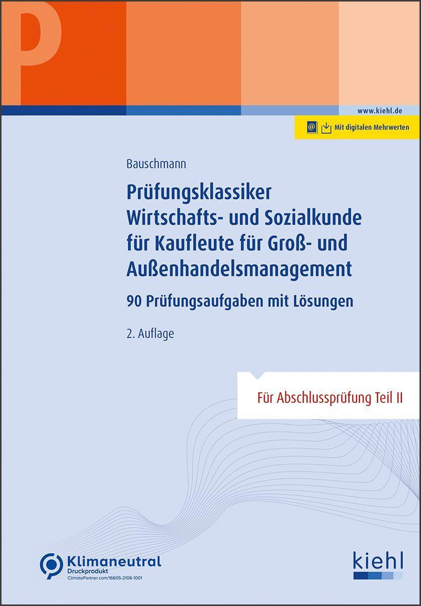 Vorderes Coverbild Prüfungsklassiker Wirtschafts- und Sozialkunde für Kaufleute für Groß- und Außenhandelsmanagement