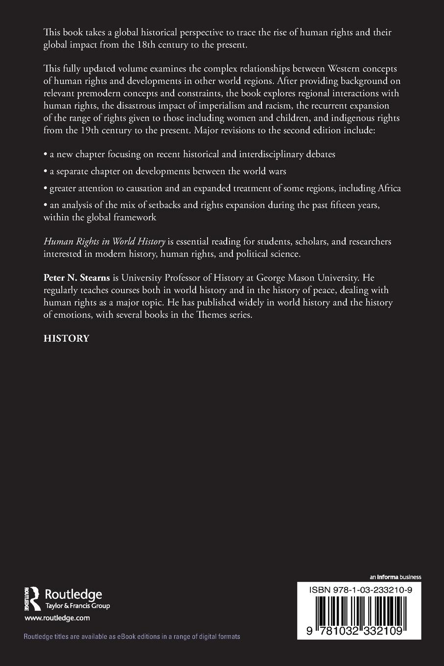 Rückseitencover Human Rights in World History