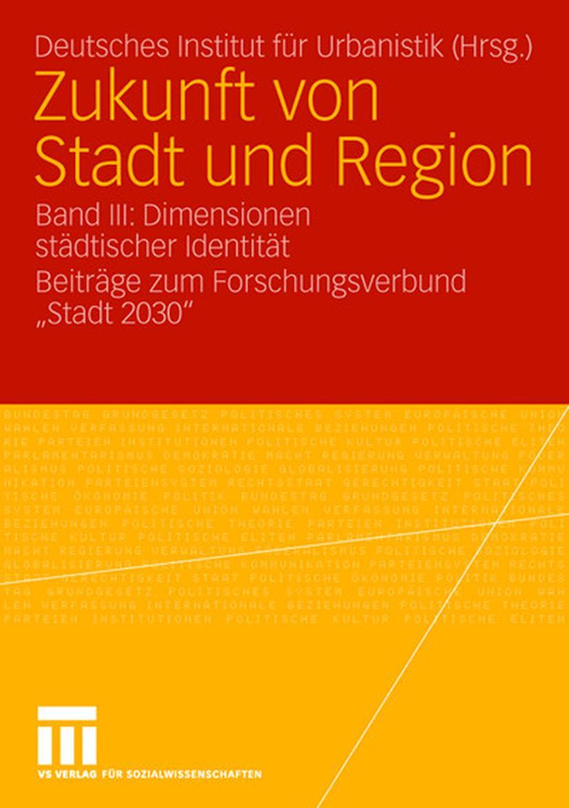 Vorderes Coverbild Zukunft von Stadt und Region