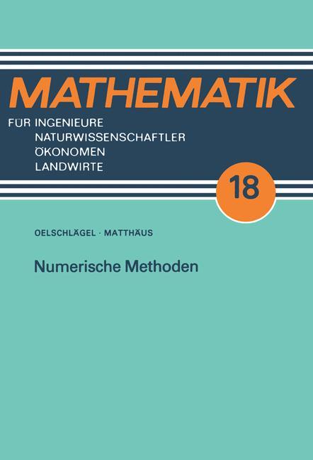 Vorderes Coverbild Numerische Methoden