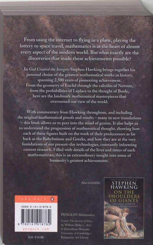 Rückseitencover God Created the Integers