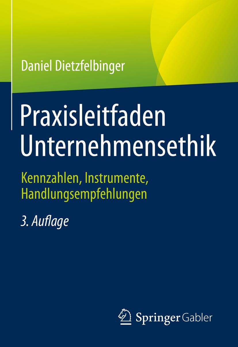 Vorderes Coverbild Praxisleitfaden Unternehmensethik