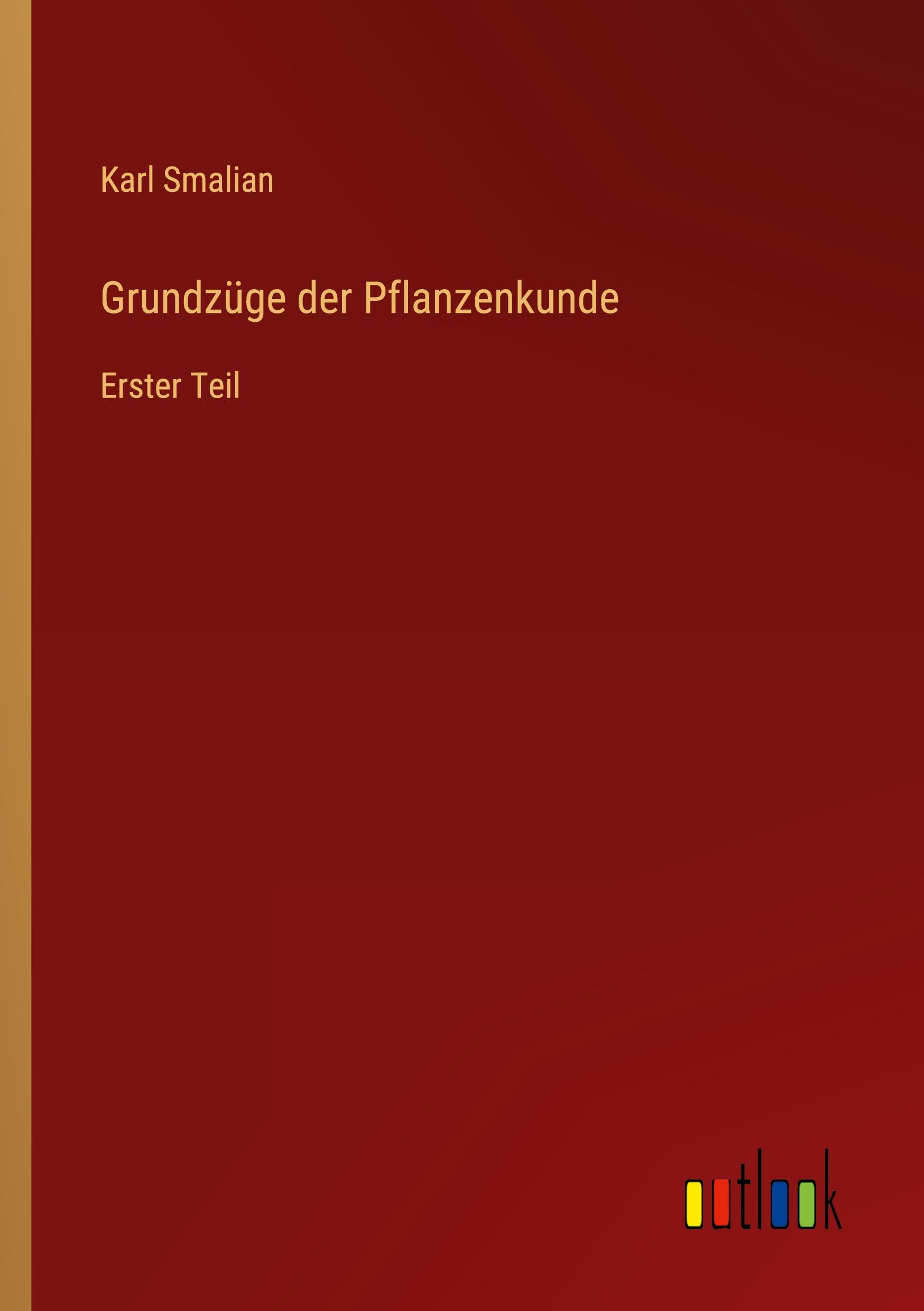 Vorderes Coverbild Grundzüge der Pflanzenkunde