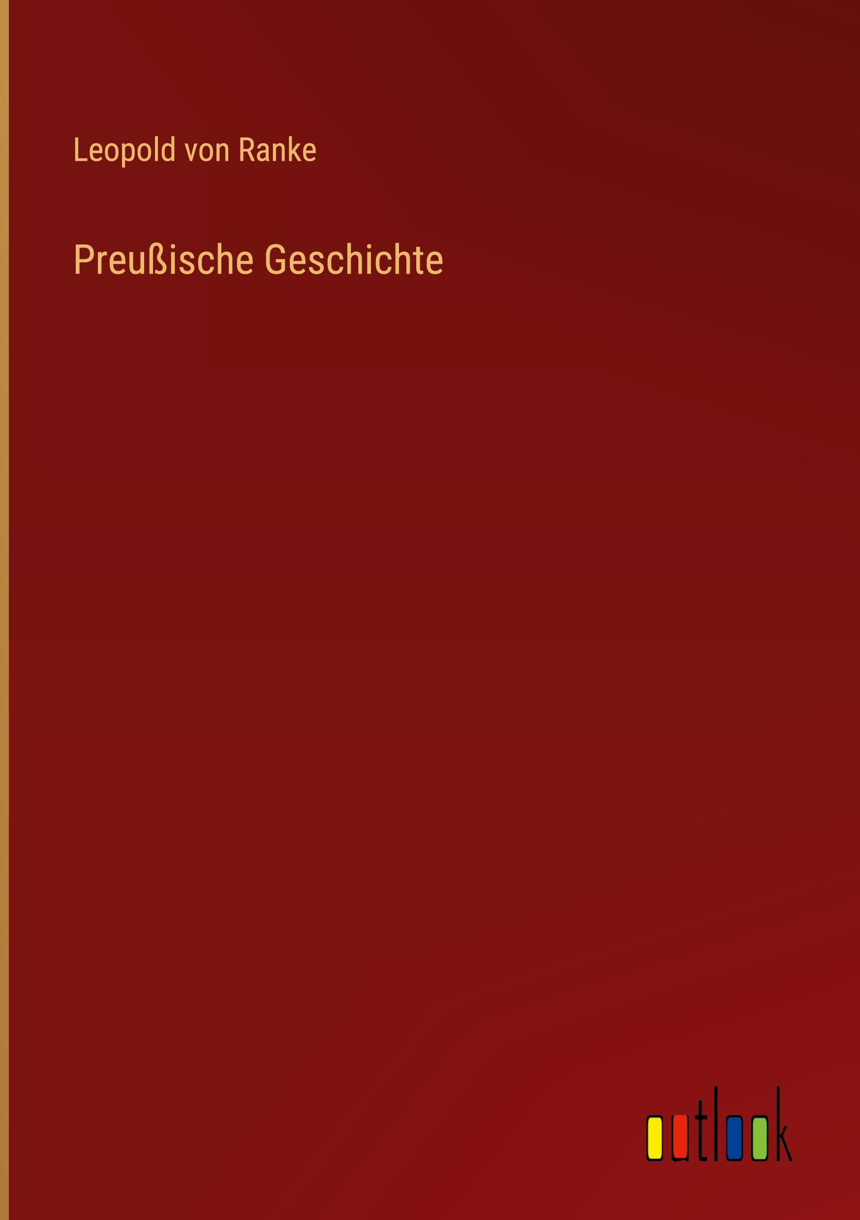 Vorderes Coverbild Preußische Geschichte