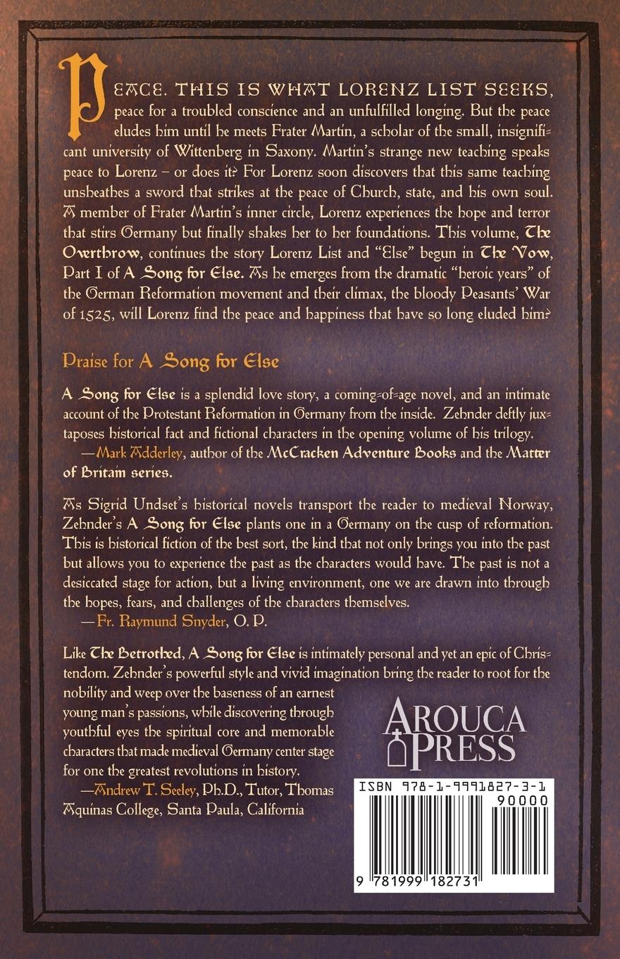 Rückseitencover A Song for Else