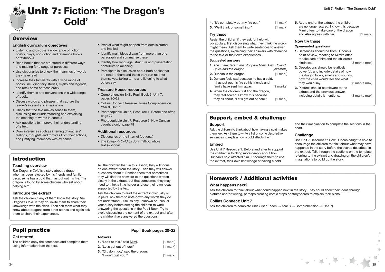 Beispielinhalt (Bild) Comprehension Skills Teacher's Guide 3