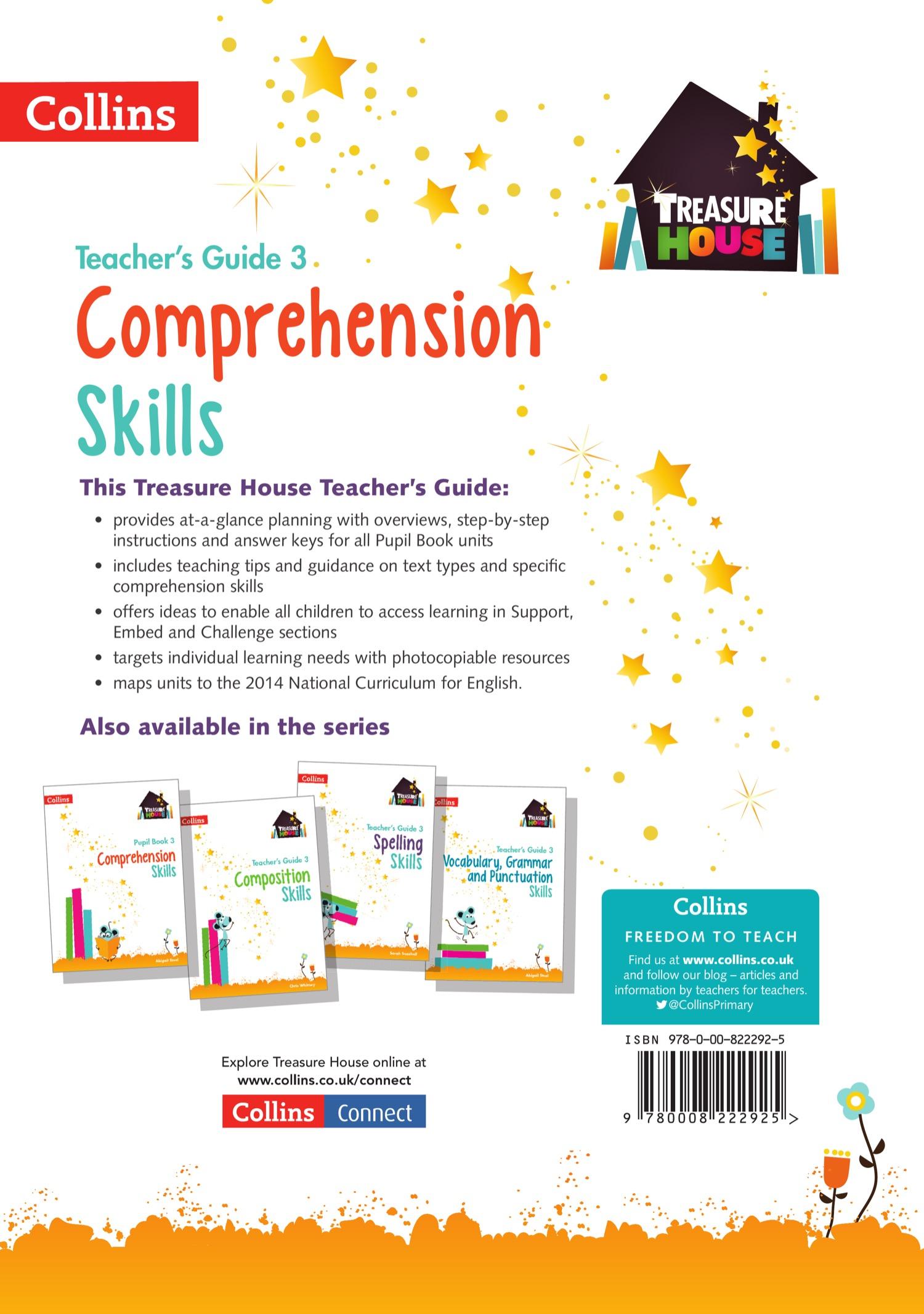 Rückseitencover Comprehension Skills Teacher's Guide 3