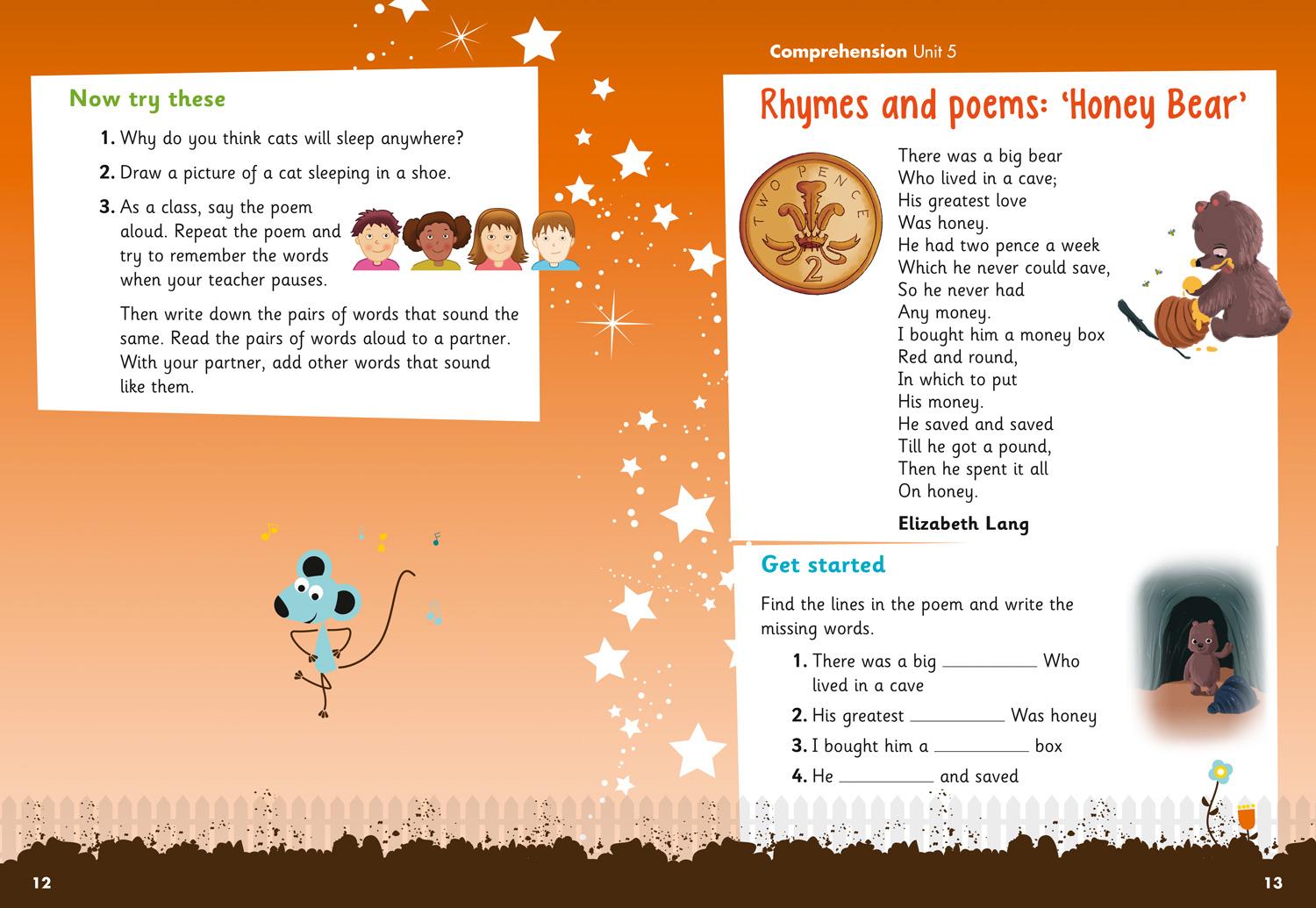 Beispielinhalt (Bild) Comprehension Skills Pupil Book 1