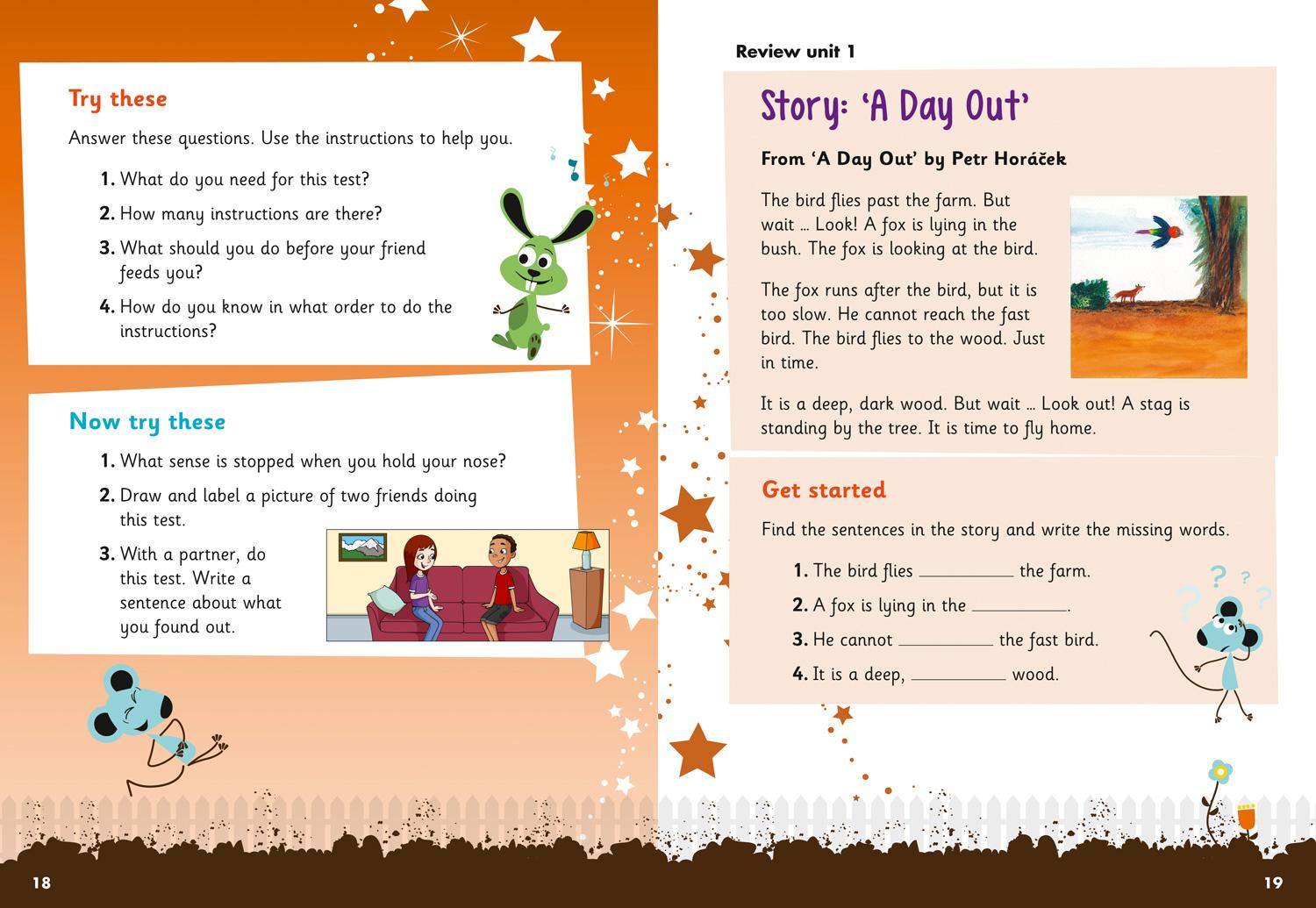 Beispielinhalt (Bild) Comprehension Skills Pupil Book 1