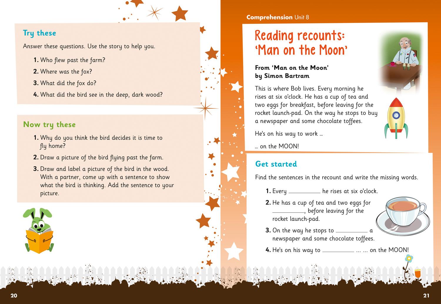 Beispielinhalt (Bild) Comprehension Skills Pupil Book 1