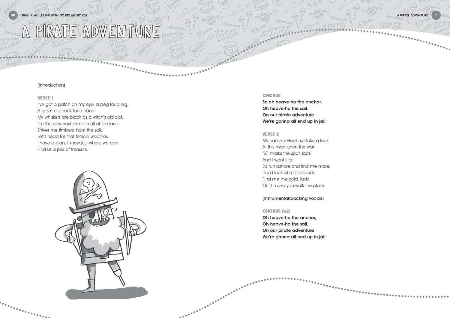 Beispielinhalt (Bild) Sing! Play! Learn! with Go Kid Music - Key Stage 1