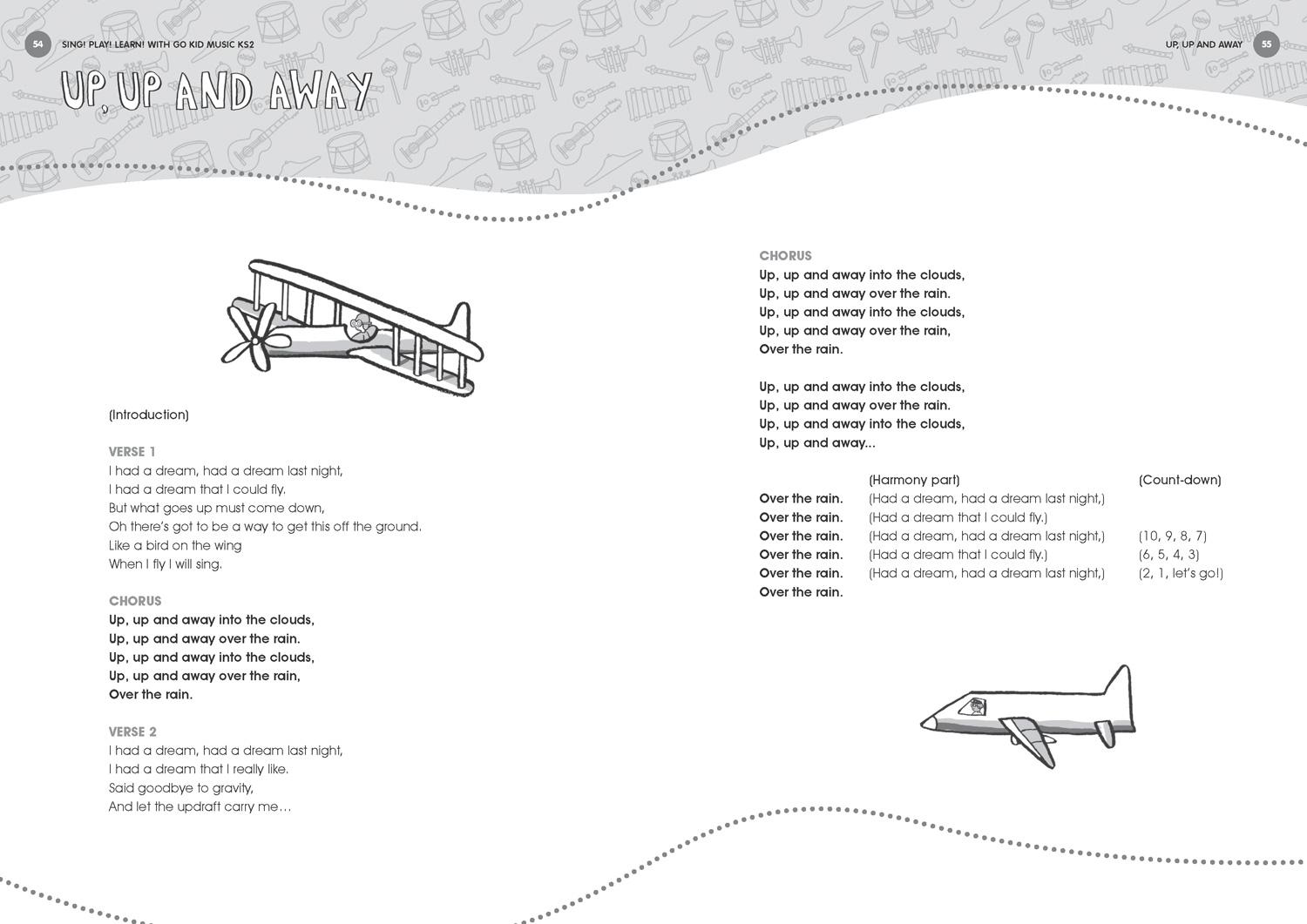 Beispielinhalt (Bild) Sing! Play! Learn! with Go Kid Music - Key Stage 2