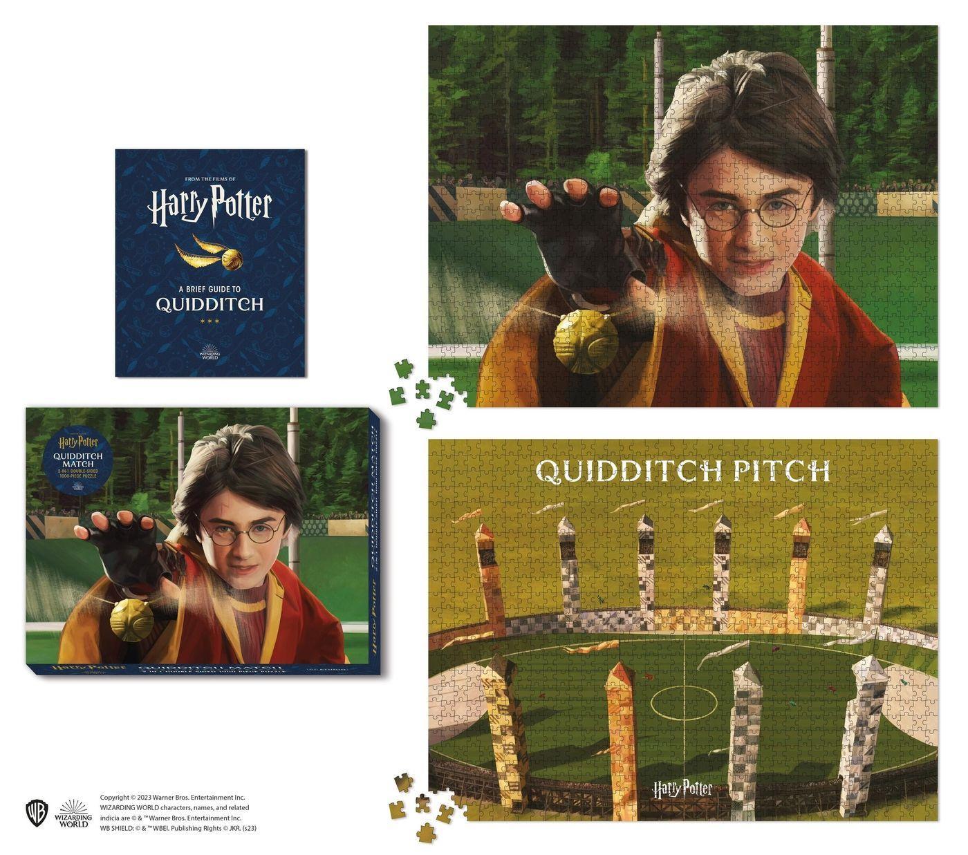 Vorderes Coverbild Harry Potter Quidditch Match 2-In-1 Double-Sided 1000-Piece Puzzle