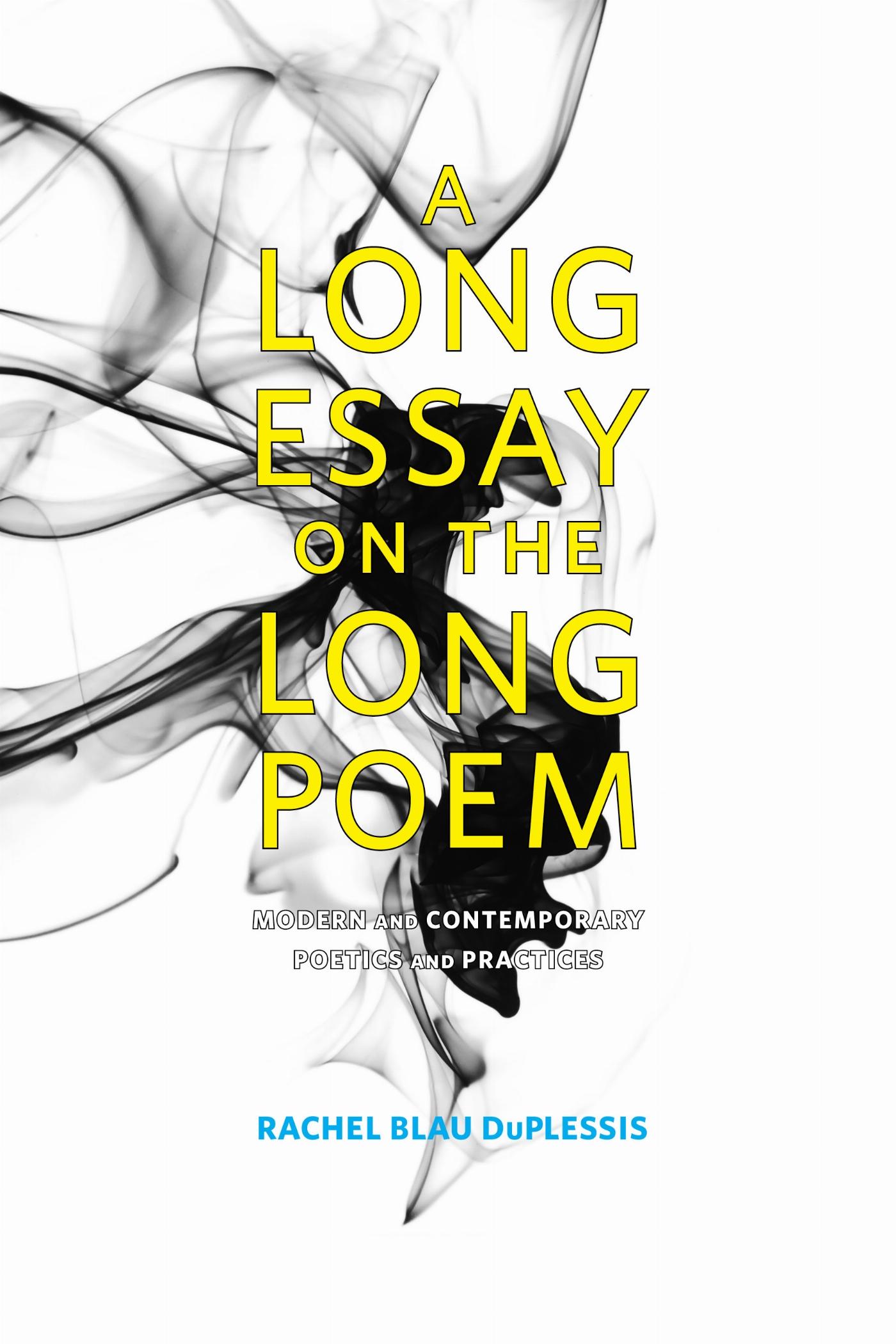 Vorderes Coverbild A Long Essay on the Long Poem
