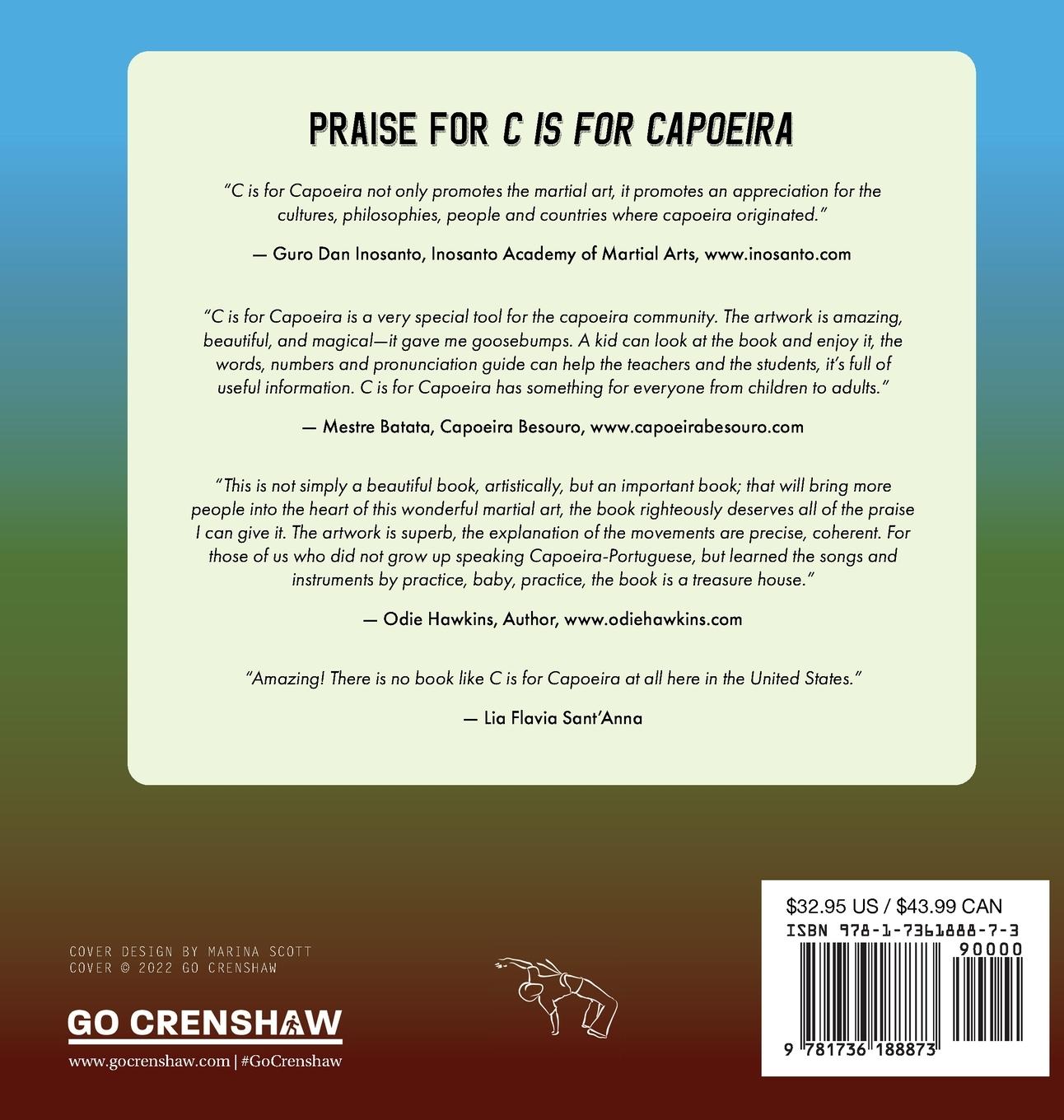 Rückseitencover C is for Capoeira