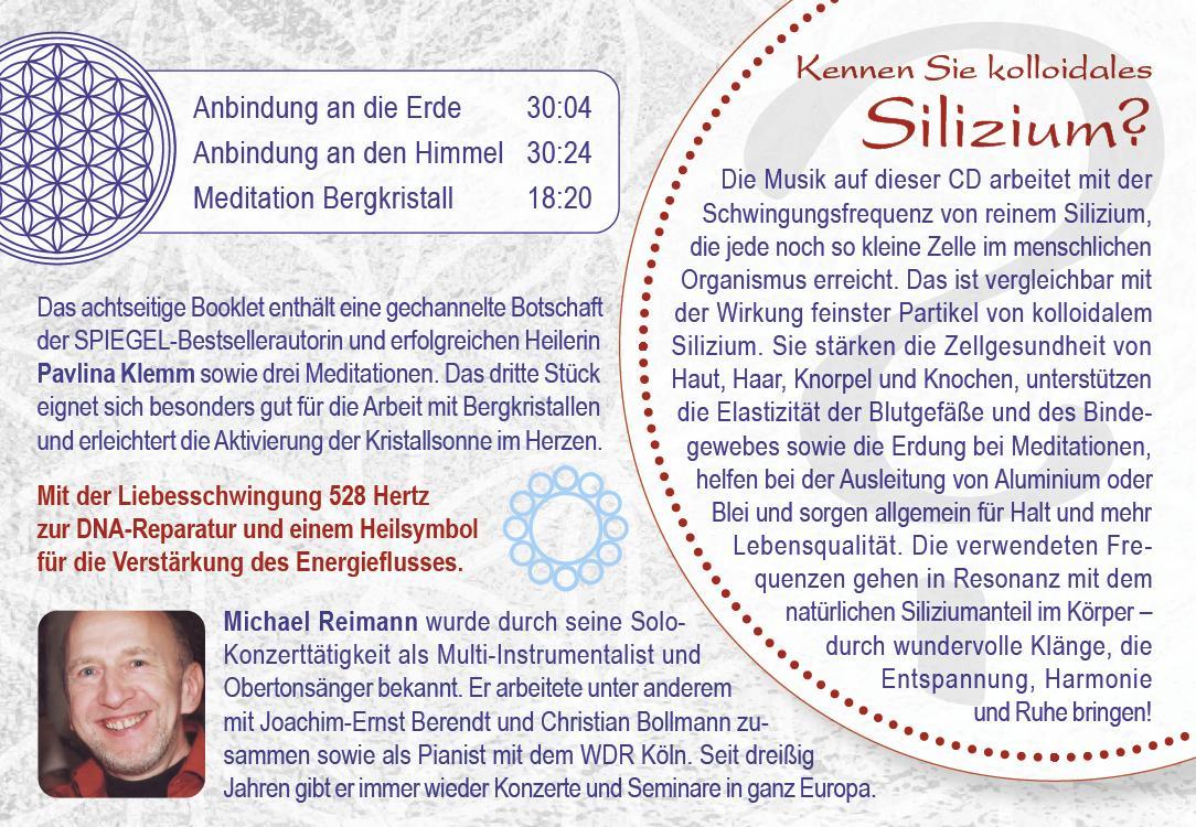 Rückseitencover Kolloidales Silizium [528 Hertz & Sauerstoff]