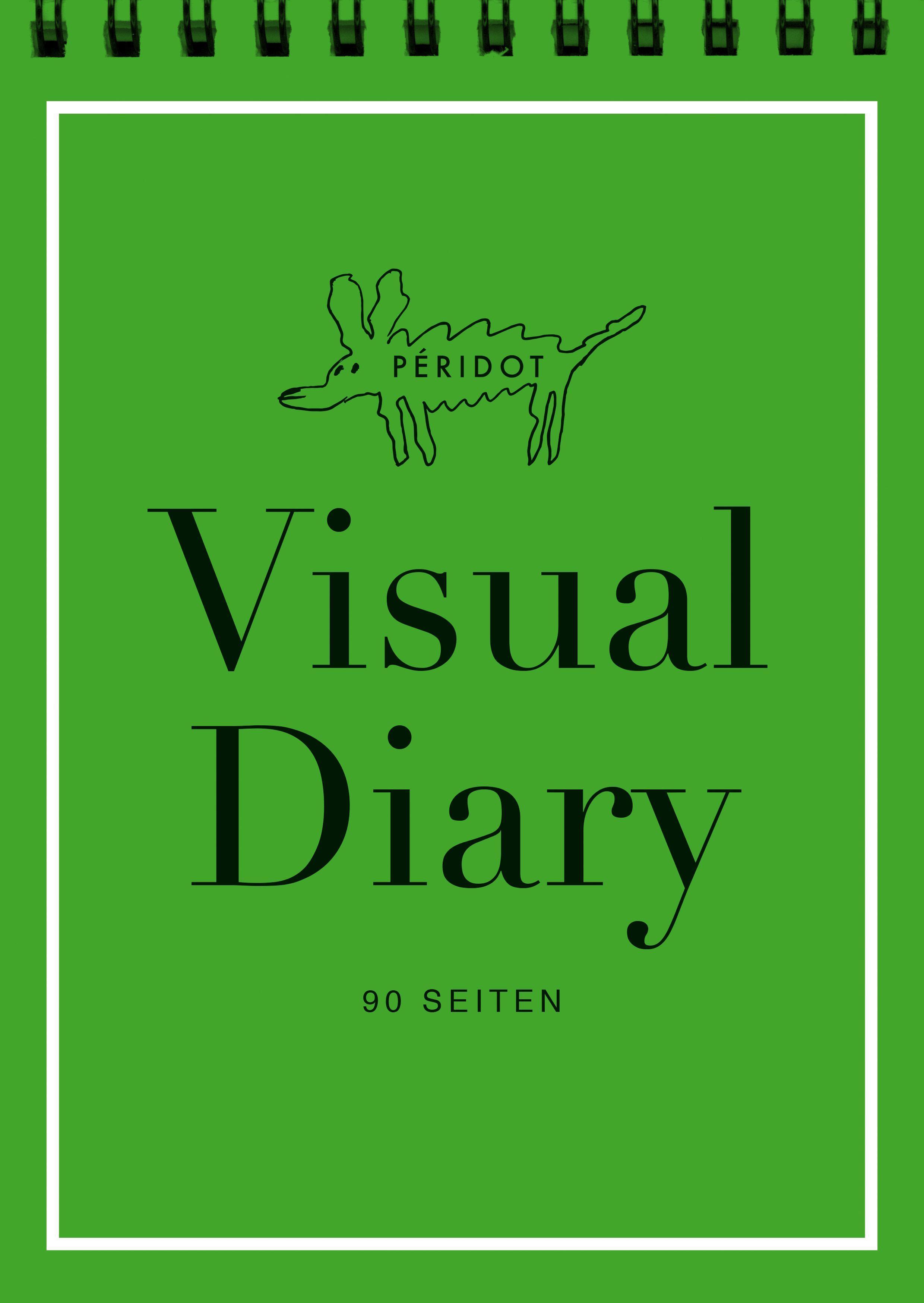 Vorderes Coverbild VISUAL DIARY (Giverny-Grün)